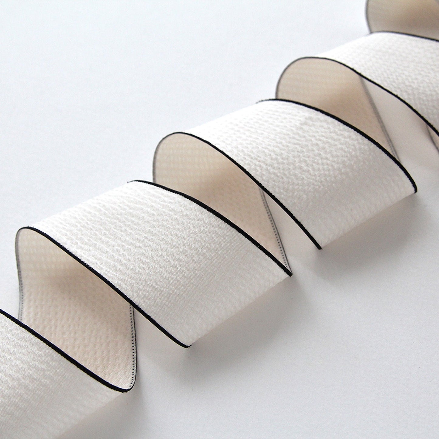 Embossed Fabric Ribbon 1/1.57inch (2.5cm/4cm)x 5Yard