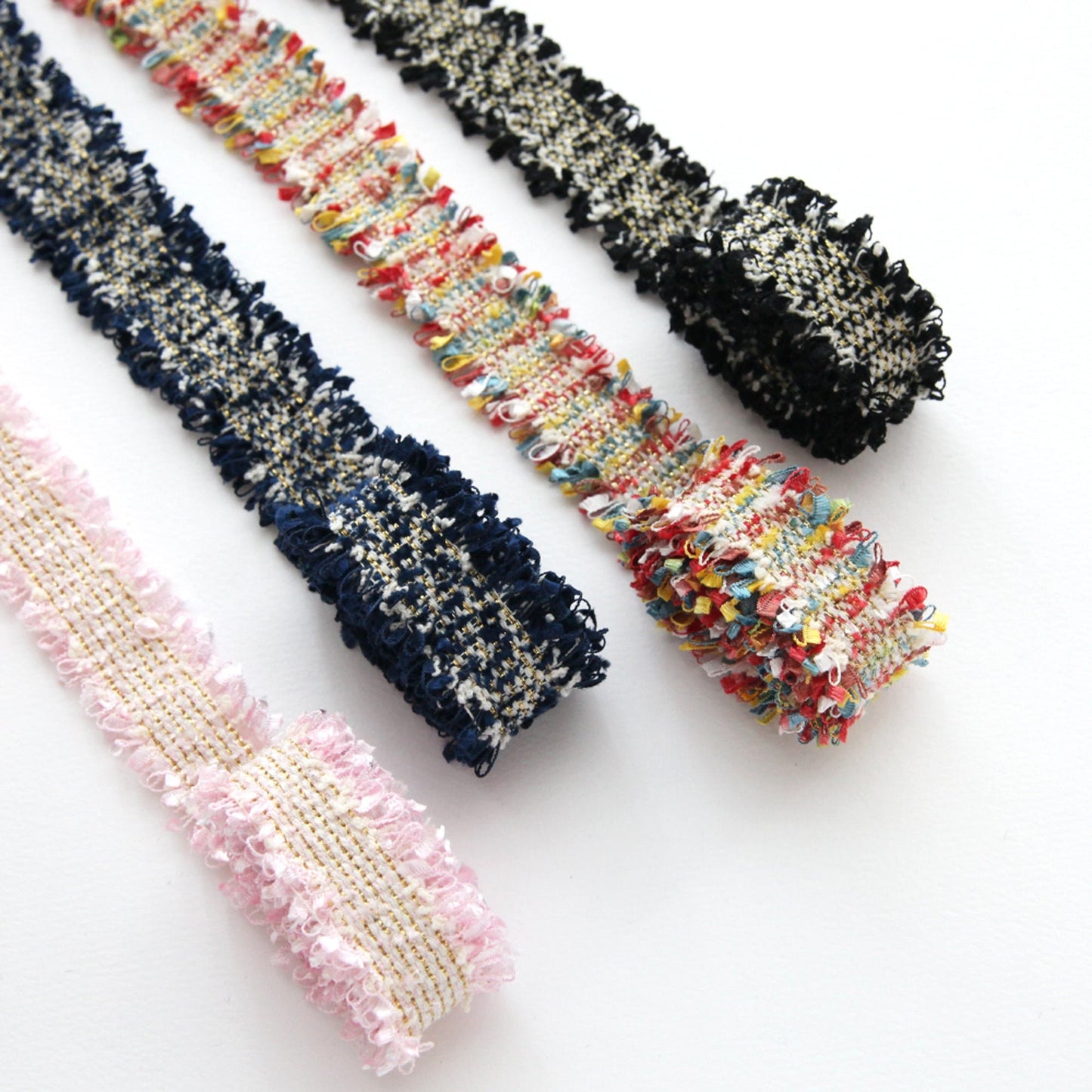 Tweed Ribbon Trim 1.2inch (3cm)x 5Yards