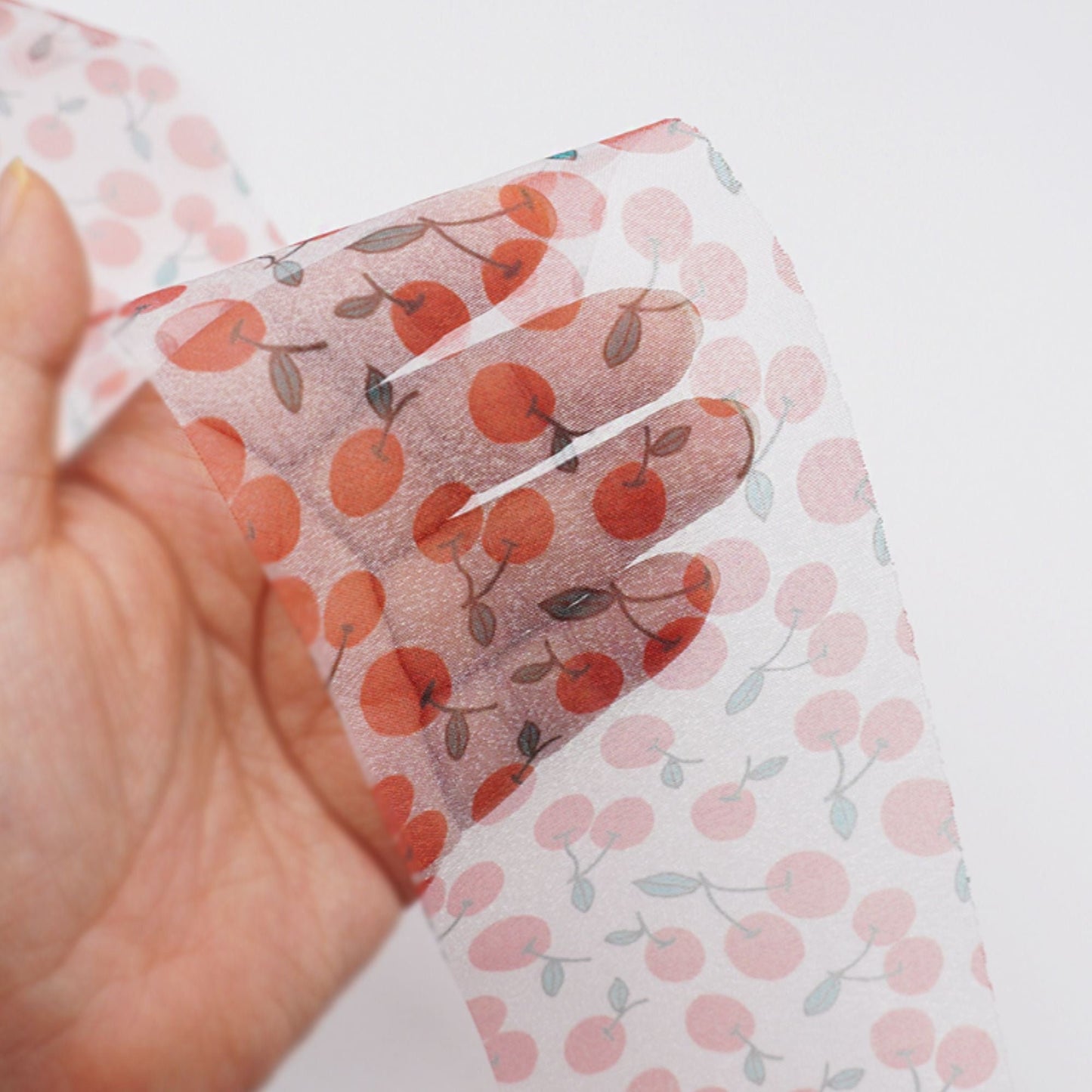 Apple Organdy Ribbon 5Yards