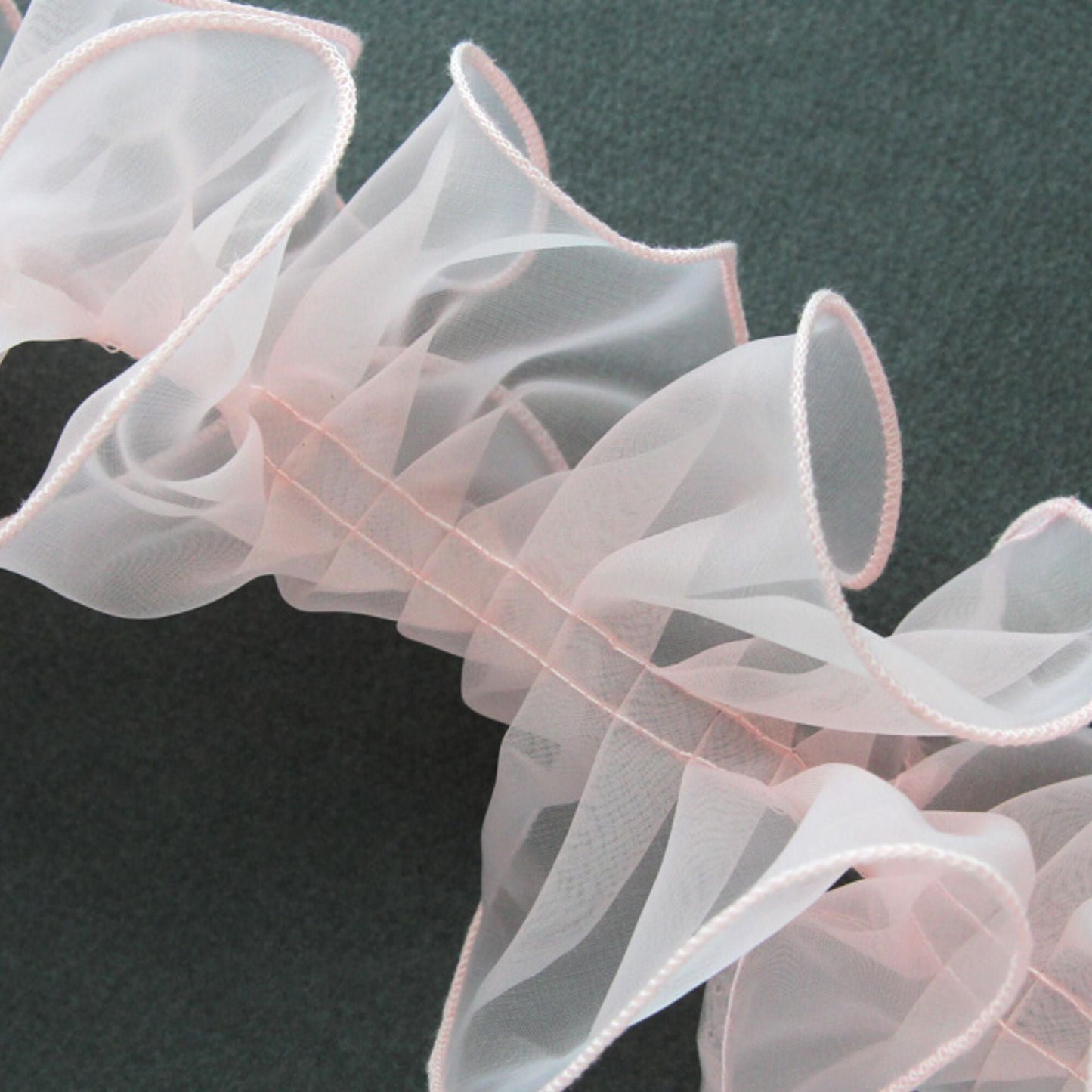Pleated Edge Organdy Ribbon 1Yard