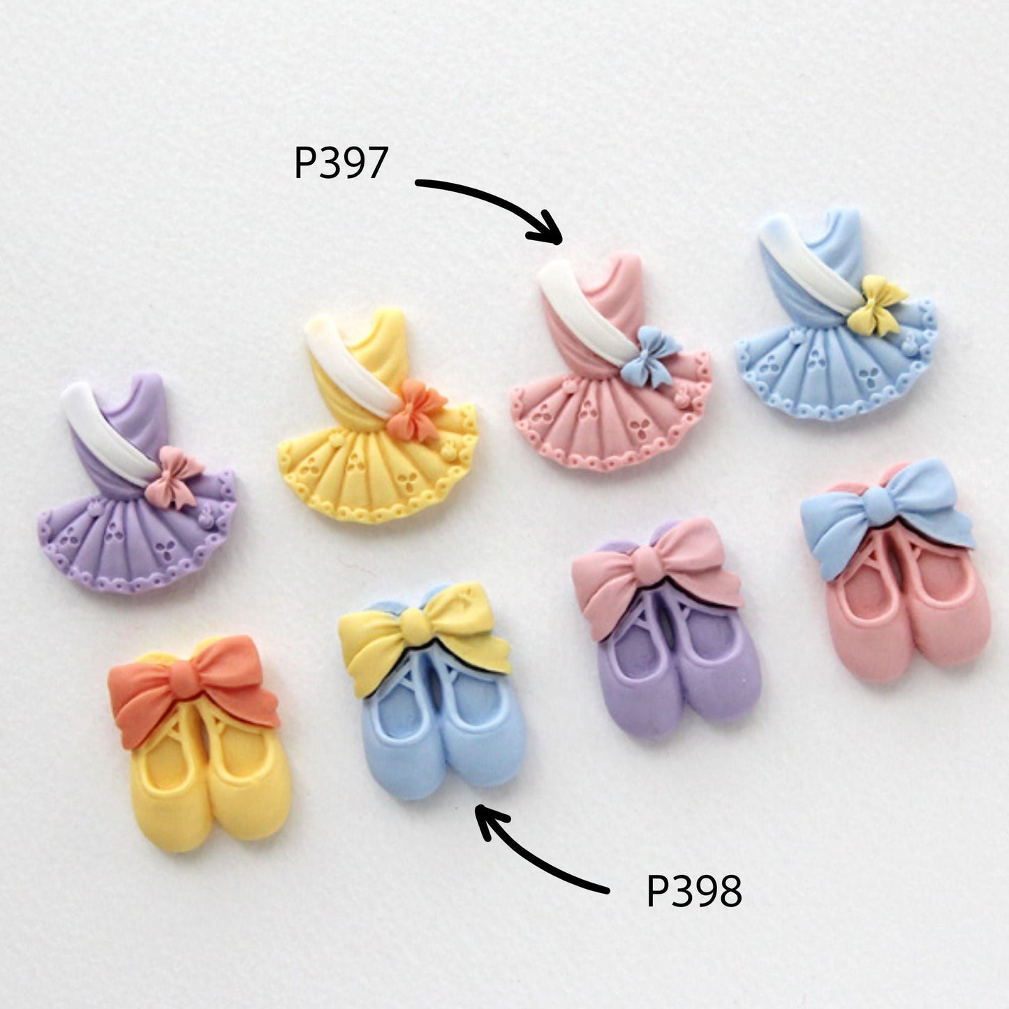 Ballet Shoes Flatback Cabochon, Phone Case  Craft Decor Hair Clip DIY Supplies 4pcs