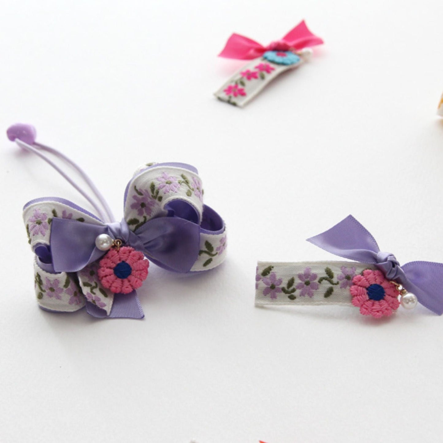 Blossom Weave Embroidered Craft Ribbon 2Yards