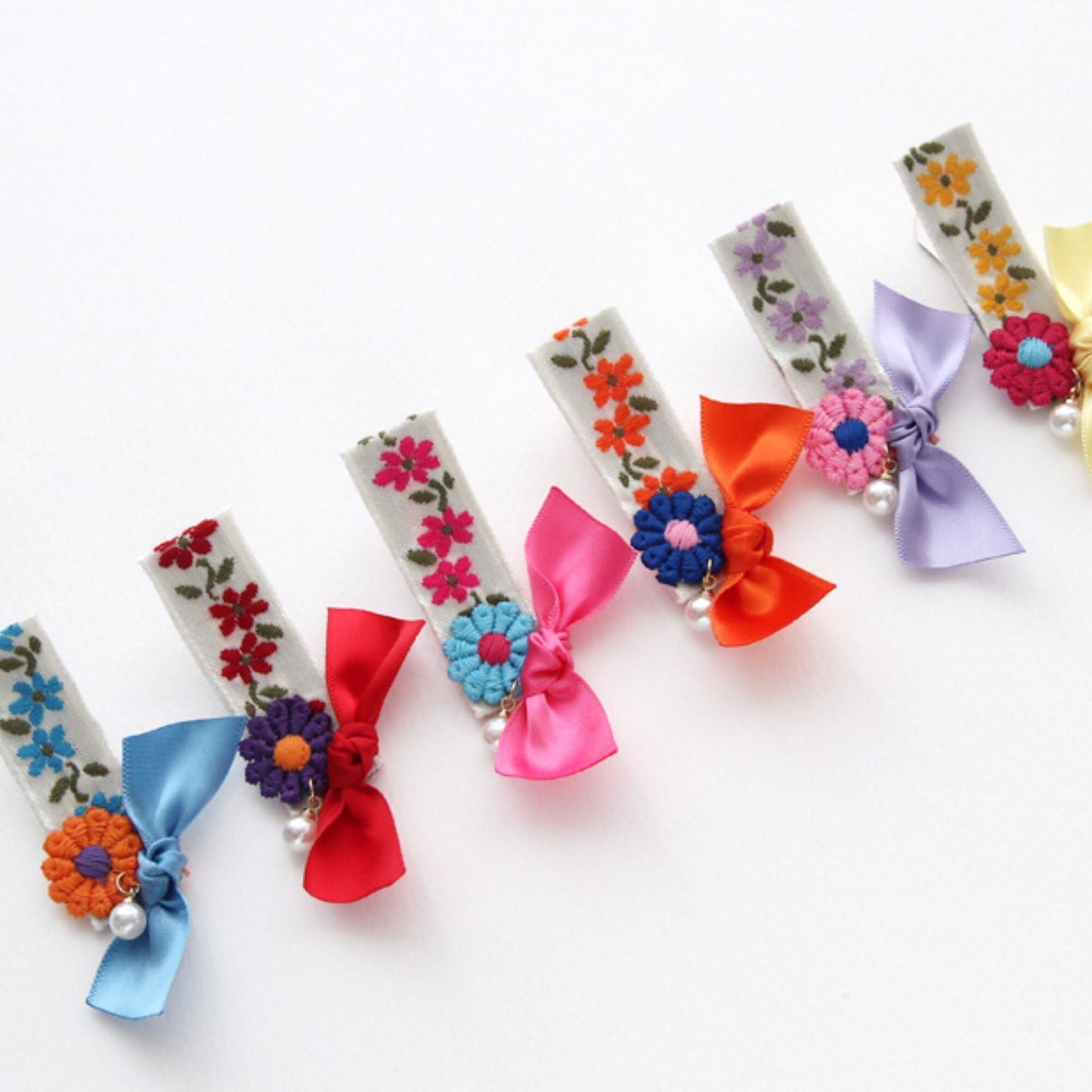 Blossom Weave Embroidered Craft Ribbon 2Yards