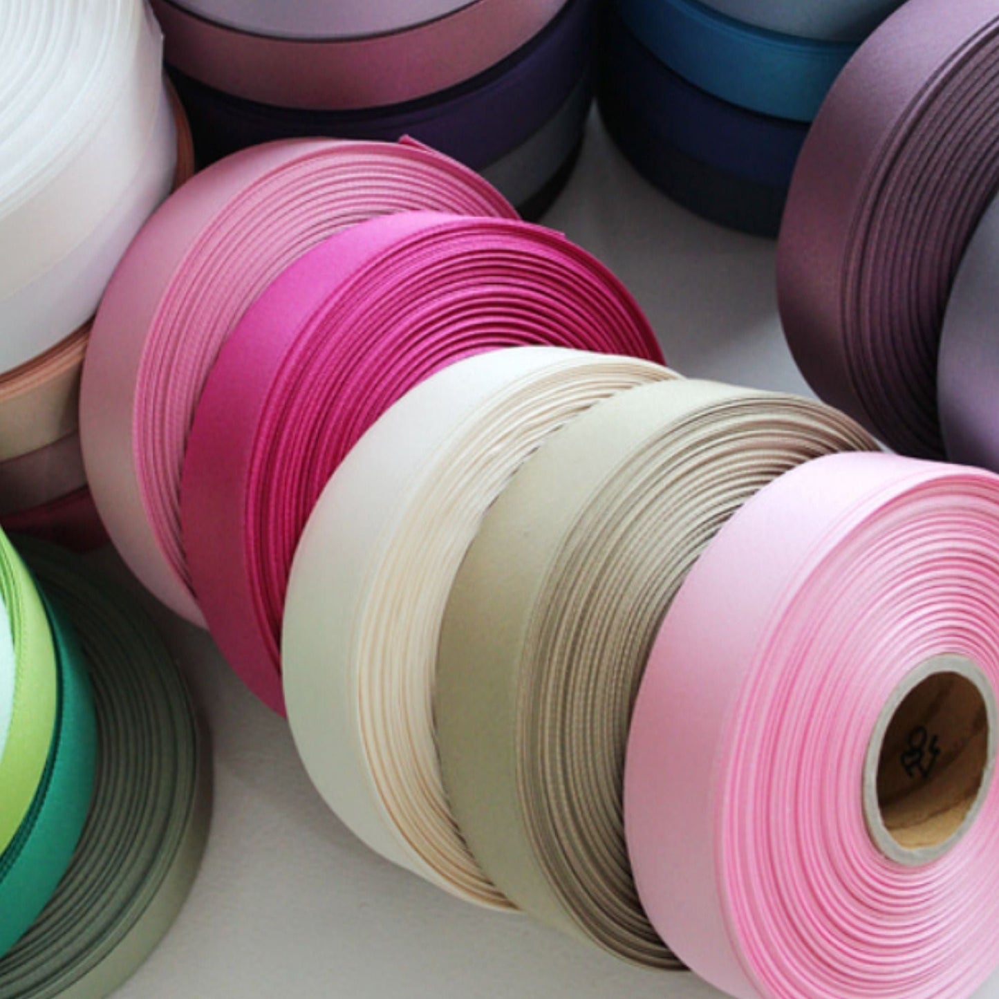 Matt Satin Ribbon 2.5/4cm(0.98/1.57") x 5Yards