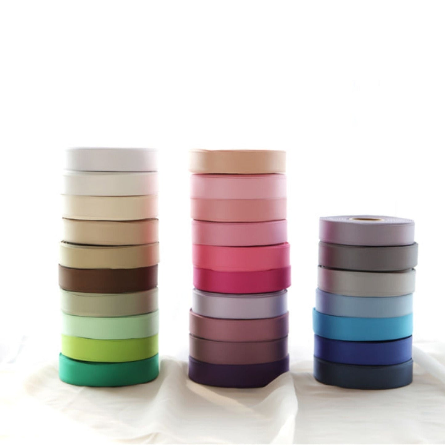 Matt Satin Ribbon 2.5/4cm(0.98/1.57") x 5Yards