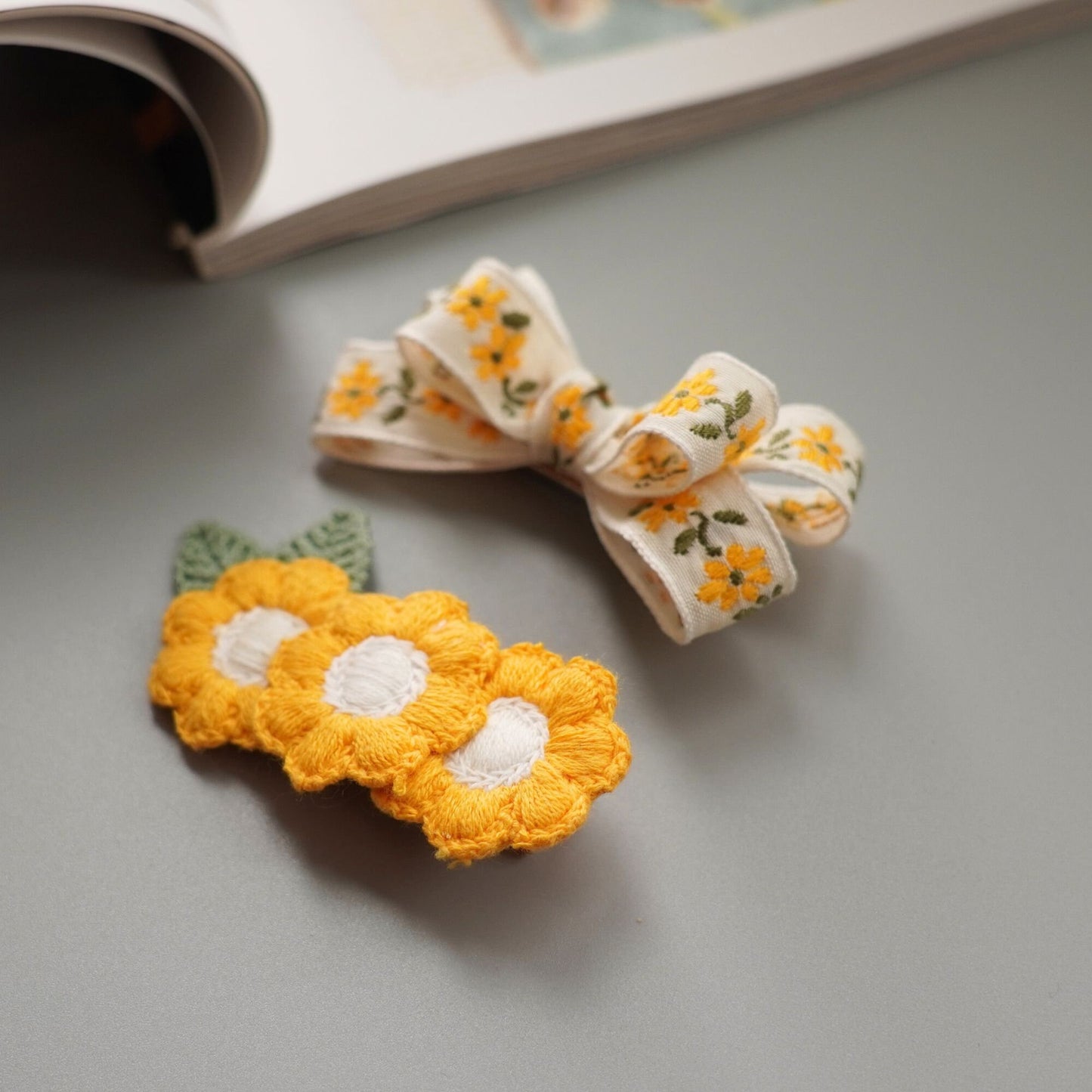 Sunny Meadow Hair Clip Set