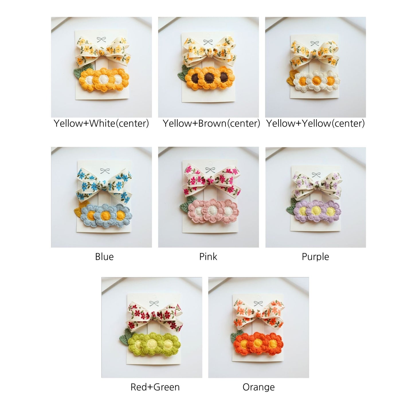 Sunny Meadow Hair Clip Set