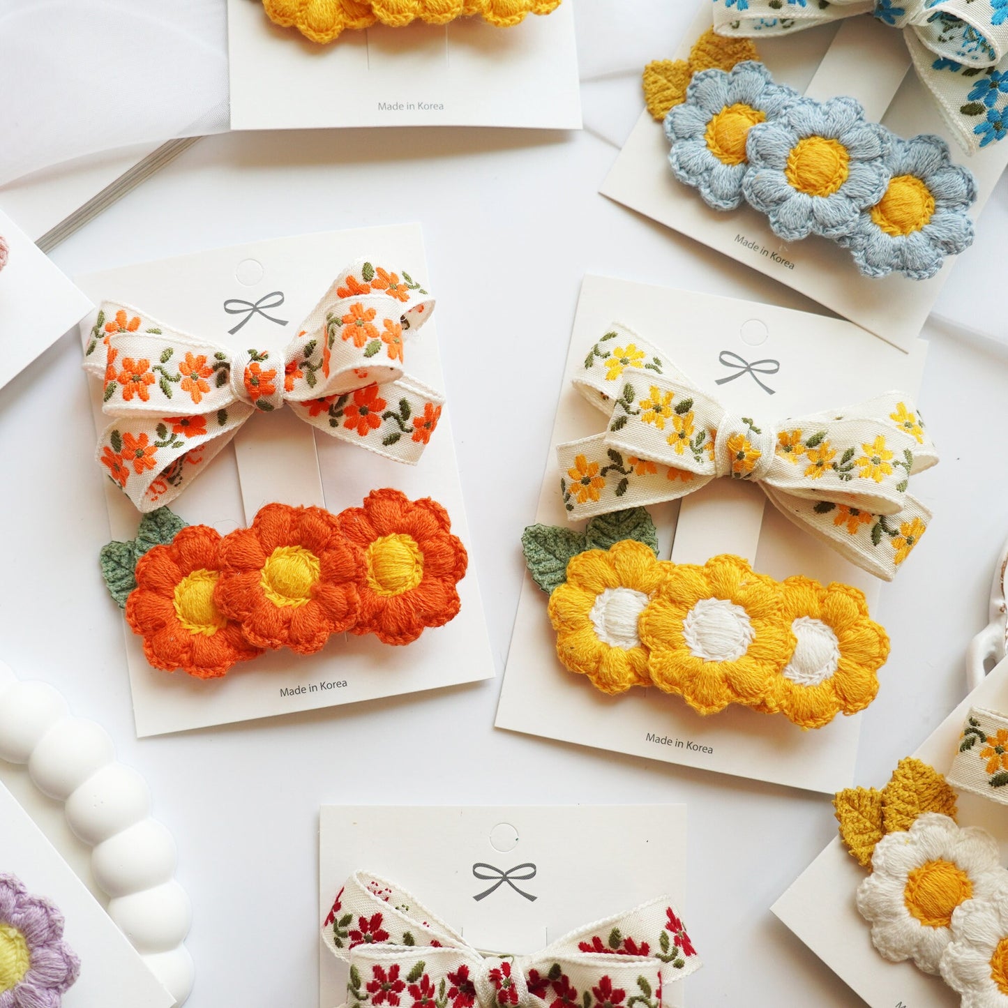 Sunny Meadow Hair Clip Set