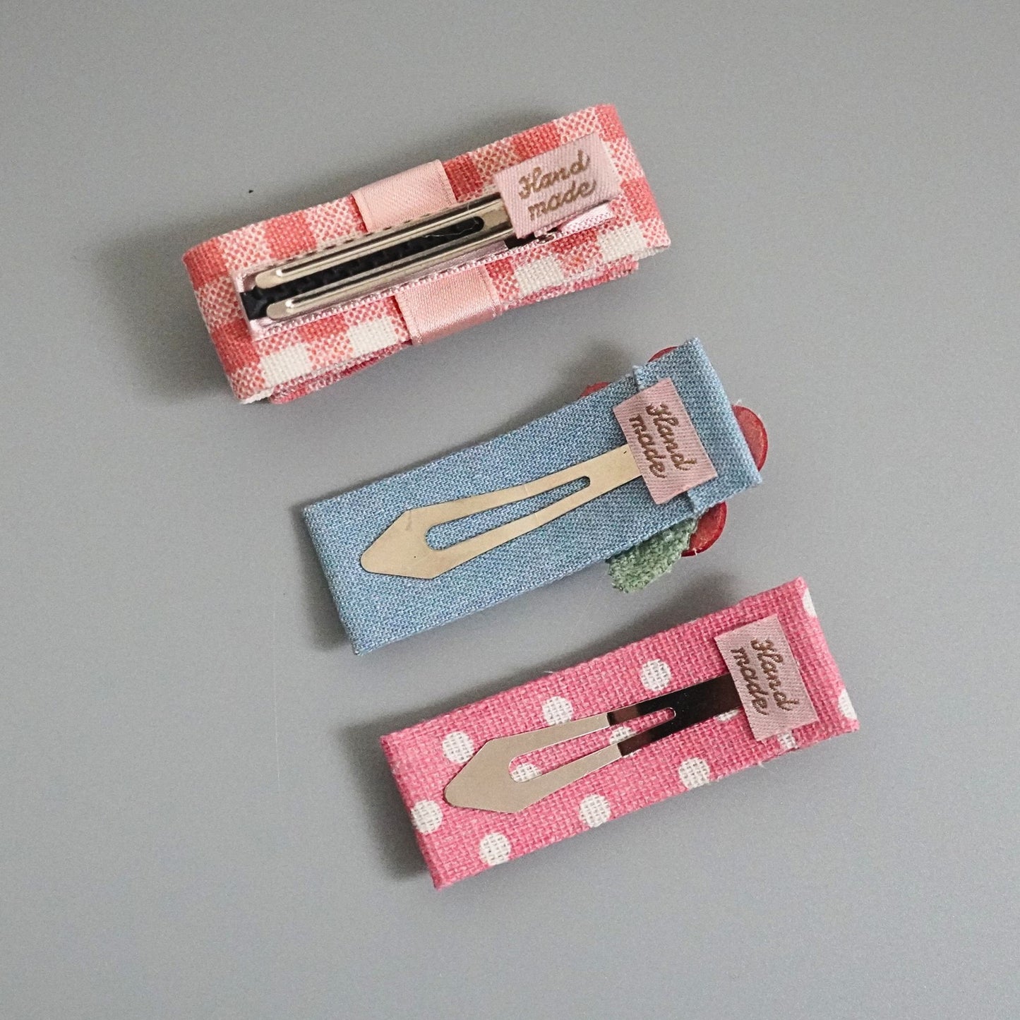 Sweet Trio Hair Clips Set
