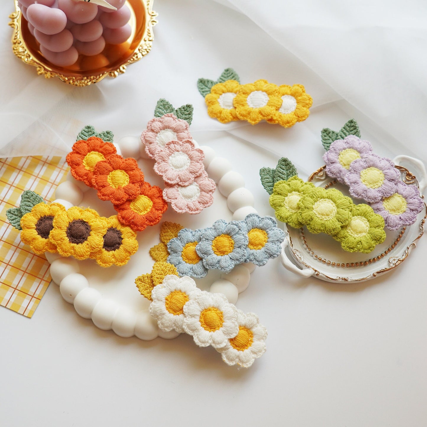Sunny Meadow Hair Clip Set