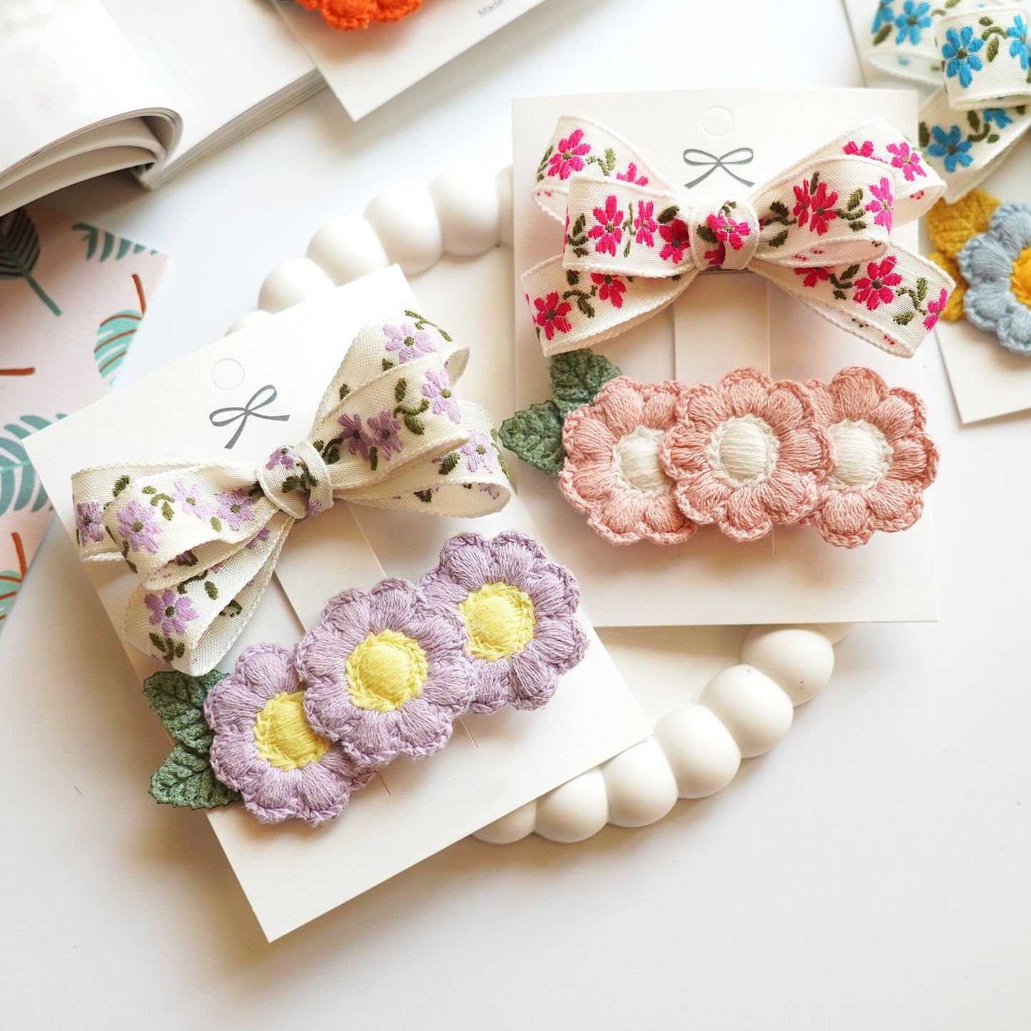 Sunny Meadow Hair Clip Set