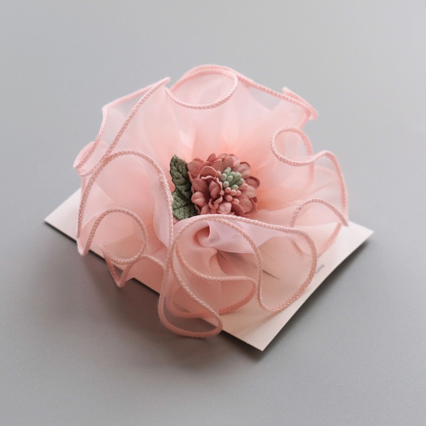 Organdi Flower Girls Hair Clips