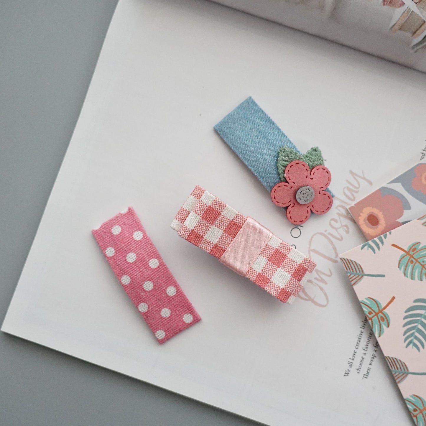 Sweet Trio Hair Clips Set