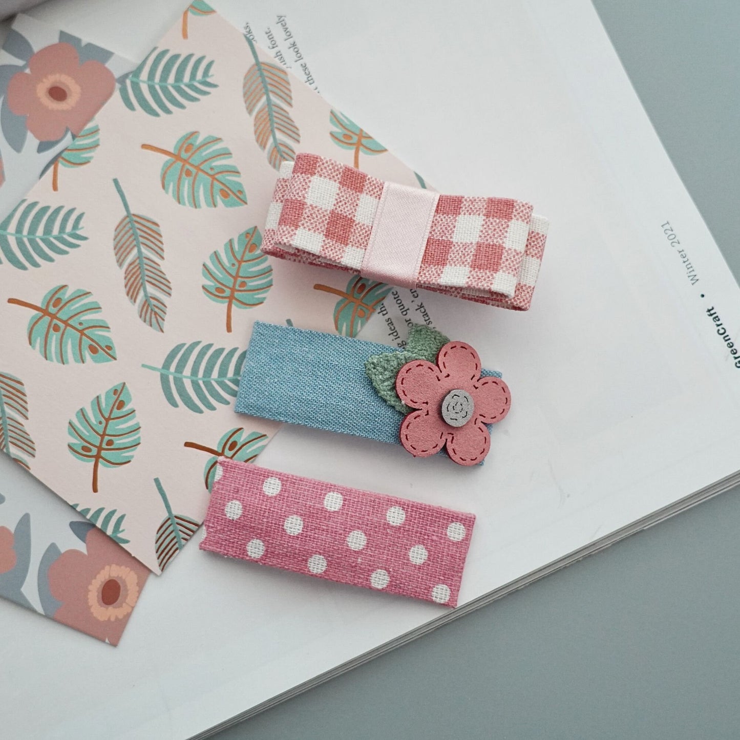 Sweet Trio Hair Clips Set
