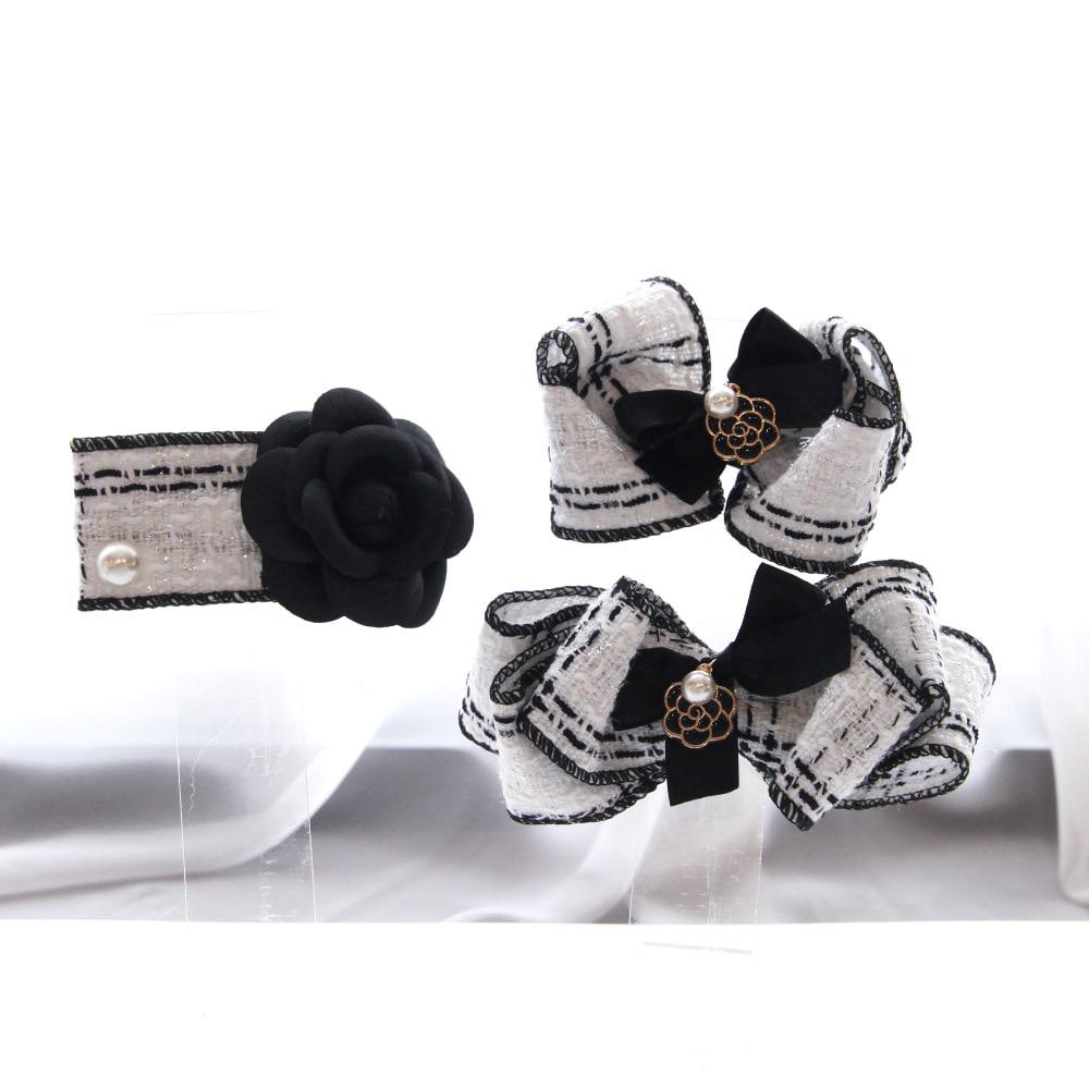 Elegant Tweed Ribbon 1.59inch (3.9cm) x 5/10Yards