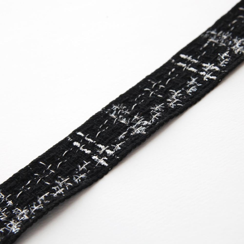 Elegant Tweed Ribbon 1.59inch (3.9cm) x 5/10Yards