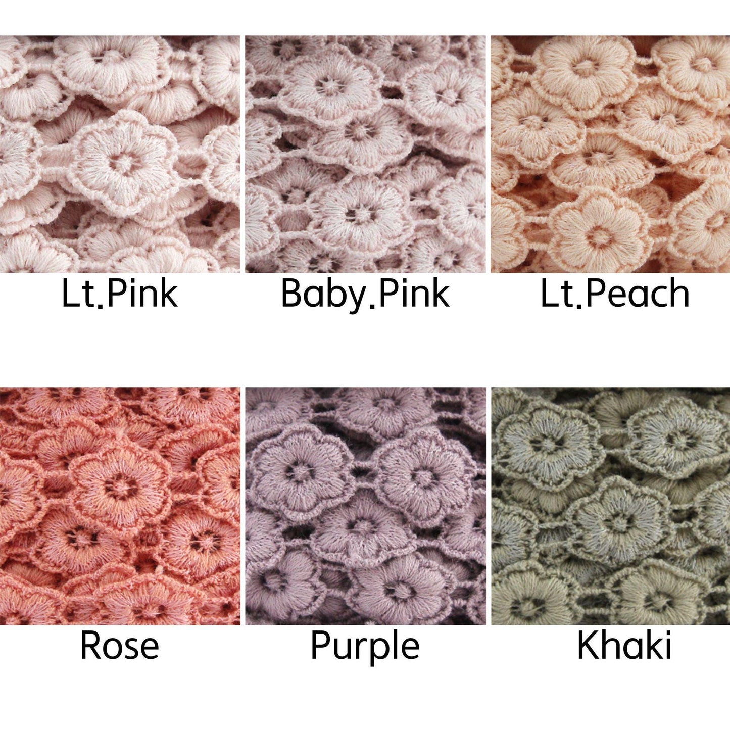 Floral Lace Trim 2/5Yard
