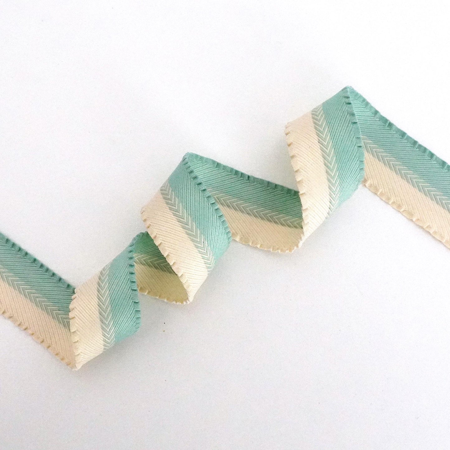 Pastel Frill-Edged Herringbone Ribbon (5/10Yards)  Crafting, Gift Wrap, DIY Accessories