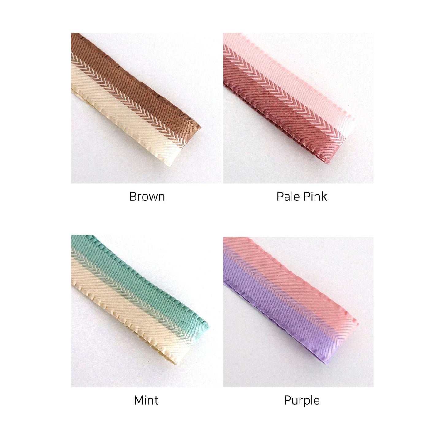 Pastel Frill-Edged Herringbone Ribbon (5/10Yards)  Crafting, Gift Wrap, DIY Accessories