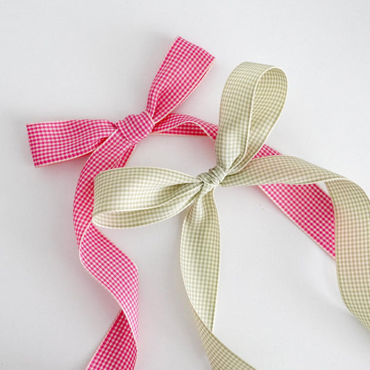 Gingham Check Ribbon 5Yards