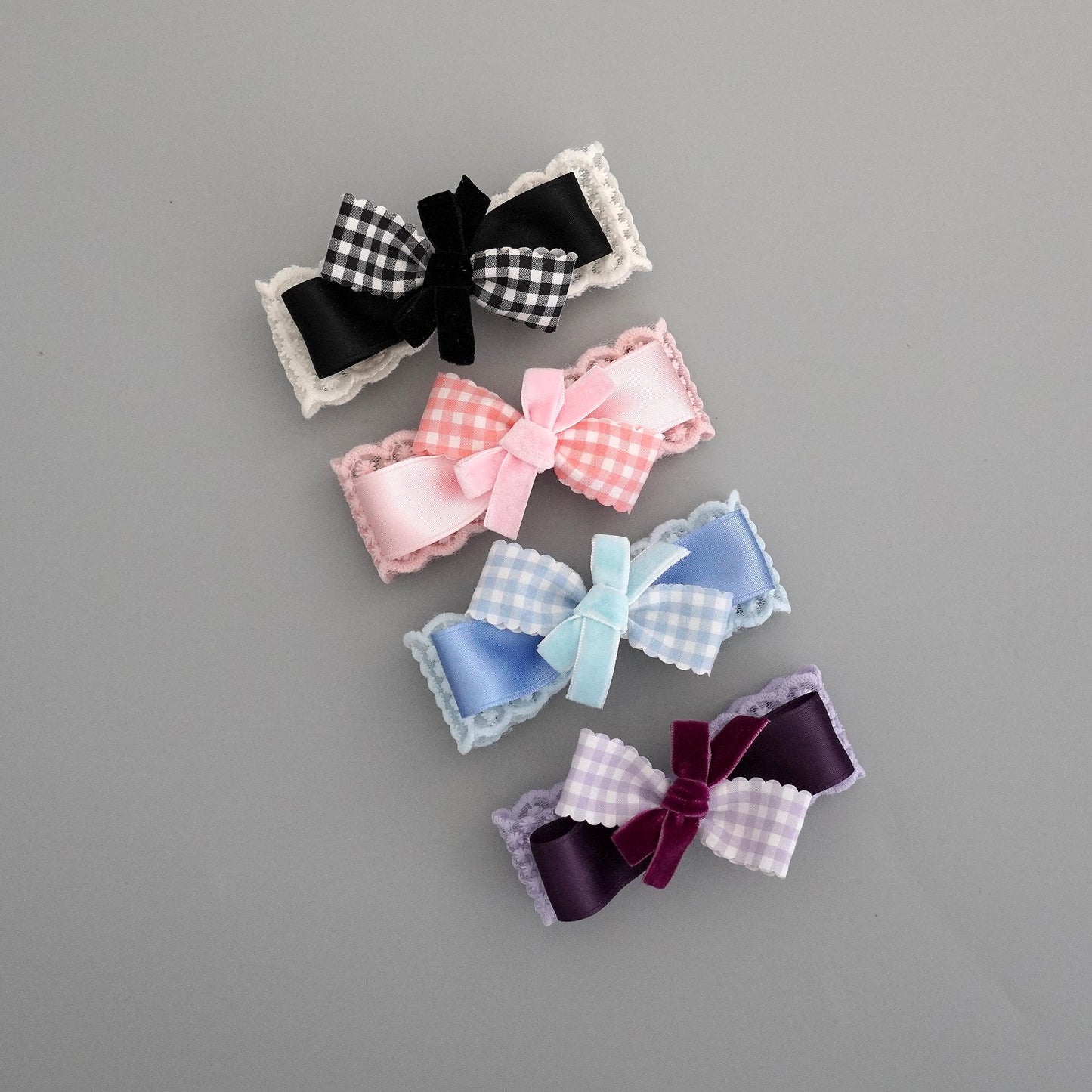 Romantic Bow Hair Clips