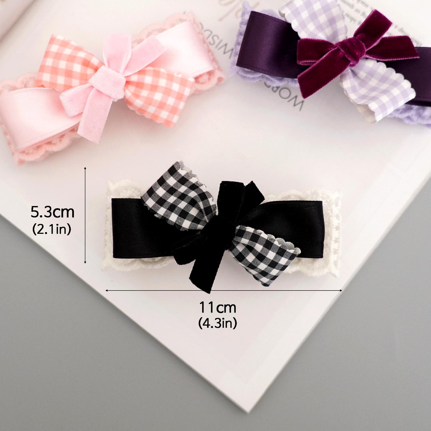 Romantic Bow Hair Clips
