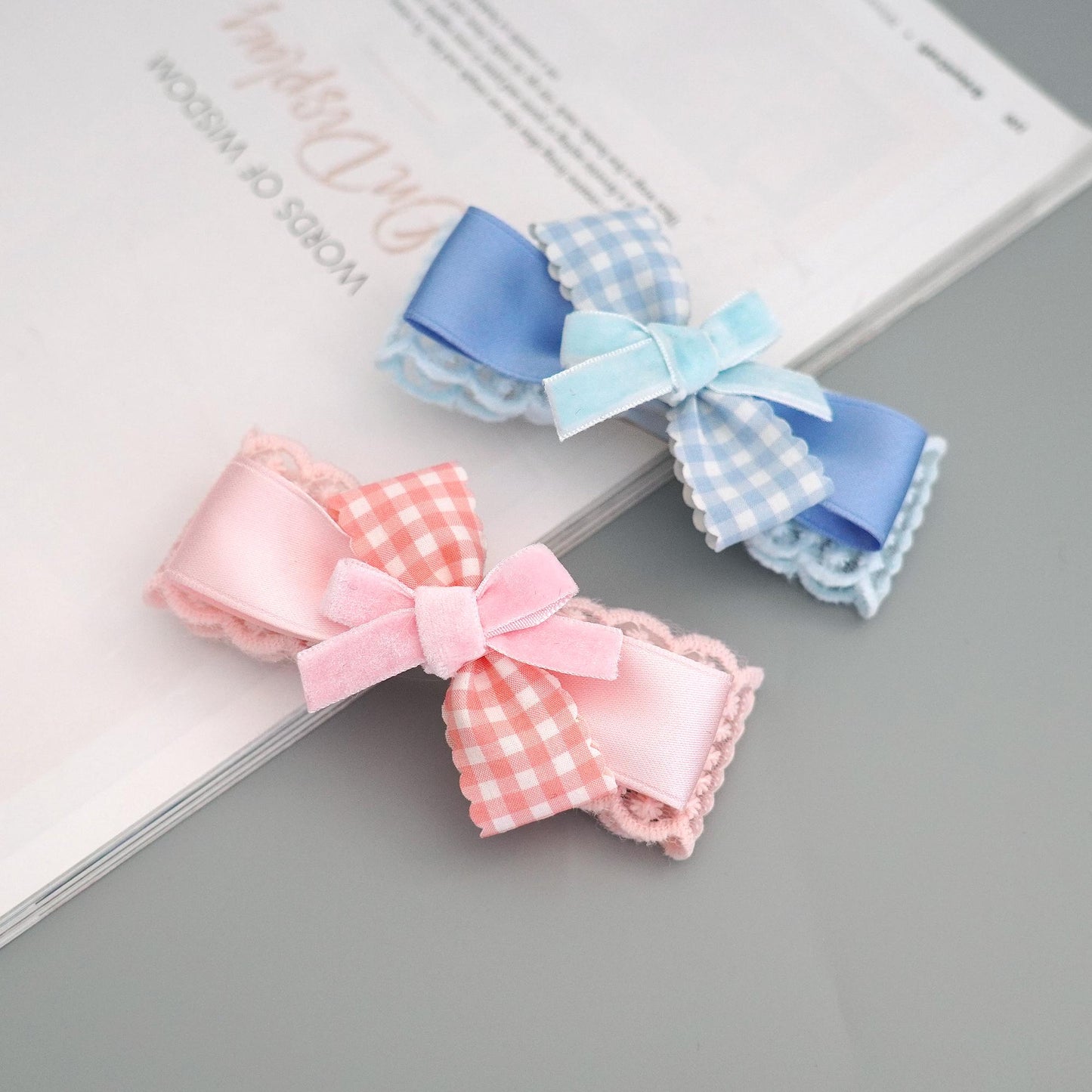 Romantic Bow Hair Clips