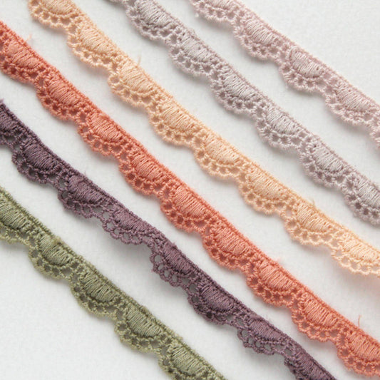 Semicircle Scallop Edge Lace Trim 5/10Yards