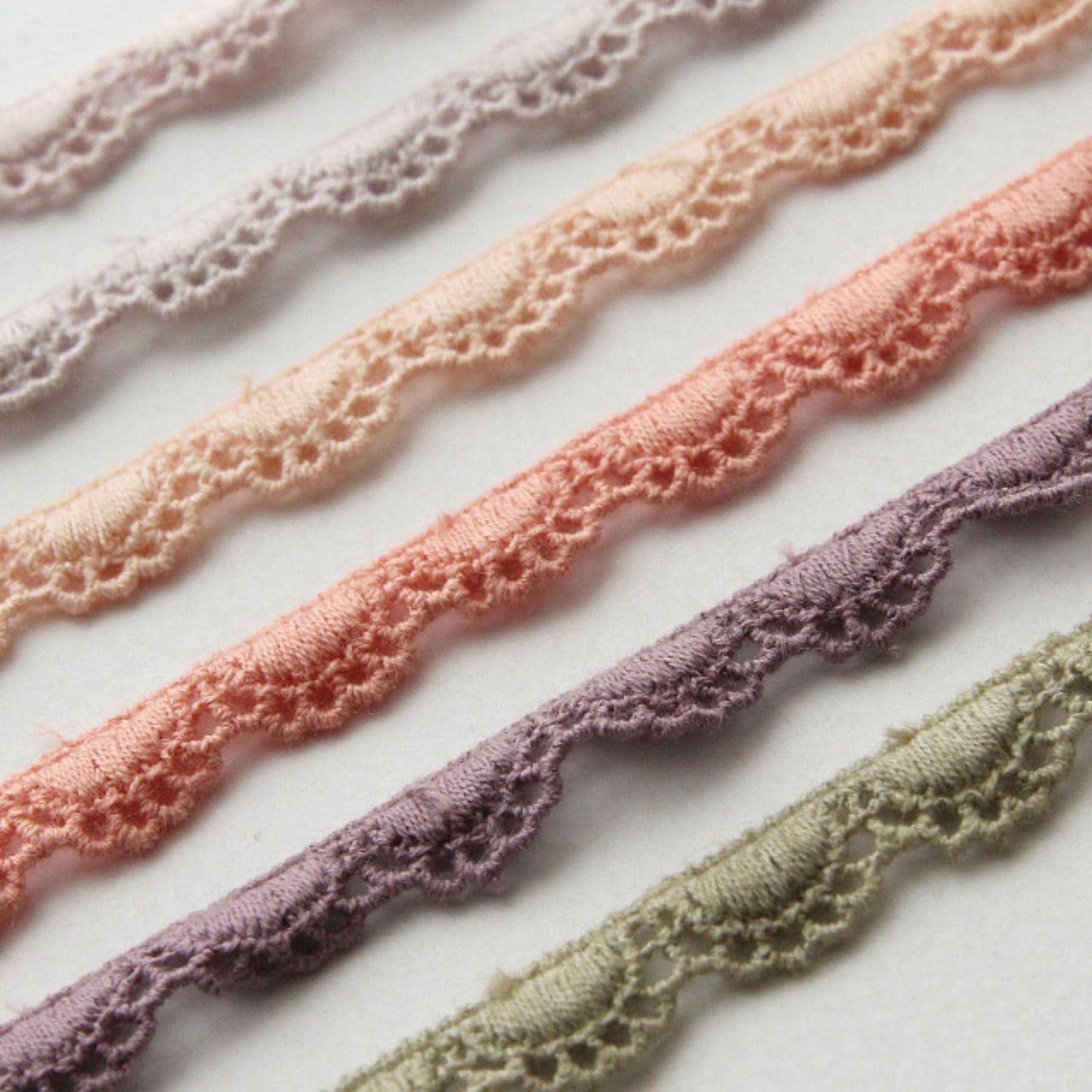 Semicircle Scallop Edge Lace Trim 5/10Yards