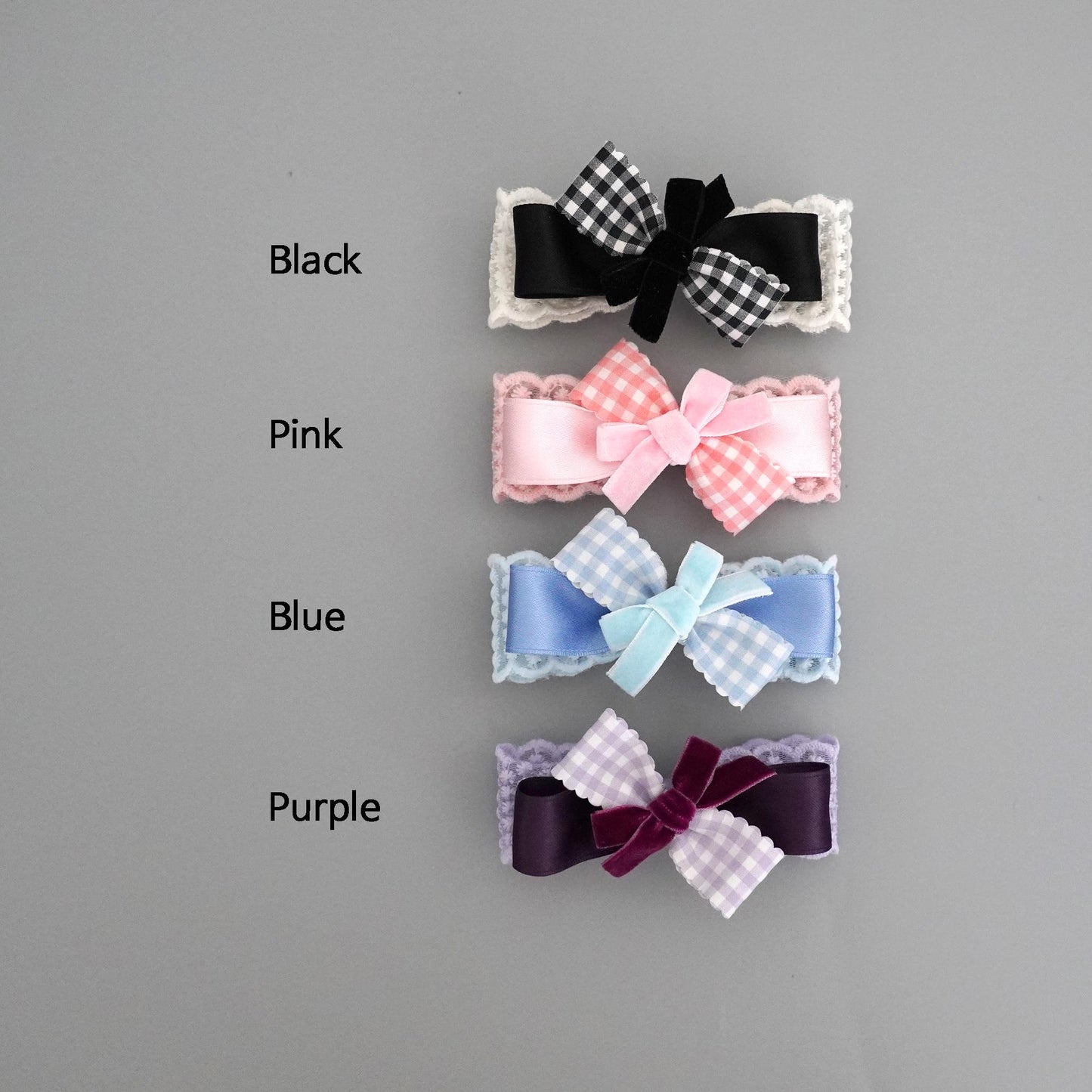 Romantic Bow Hair Clips