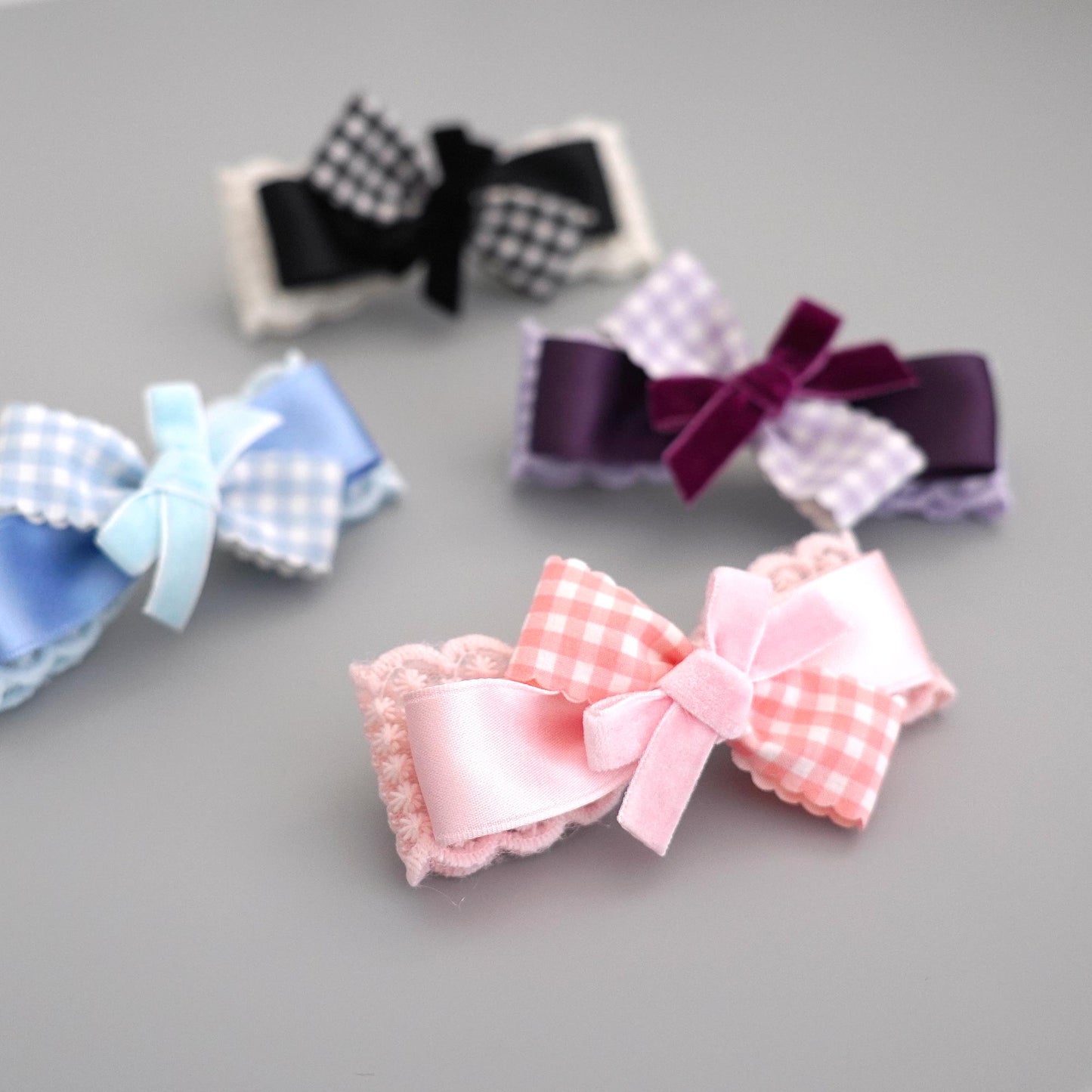 Romantic Bow Hair Clips
