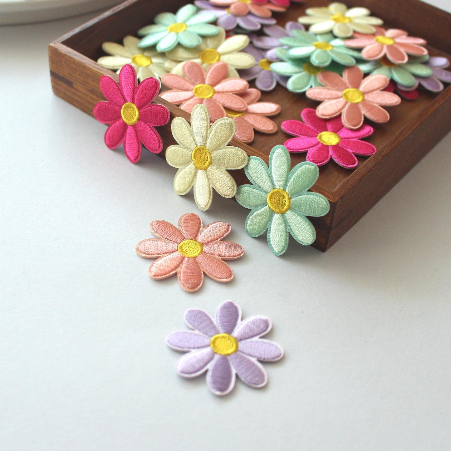 Cosmos Embroidered Patch 10/30/50pcs