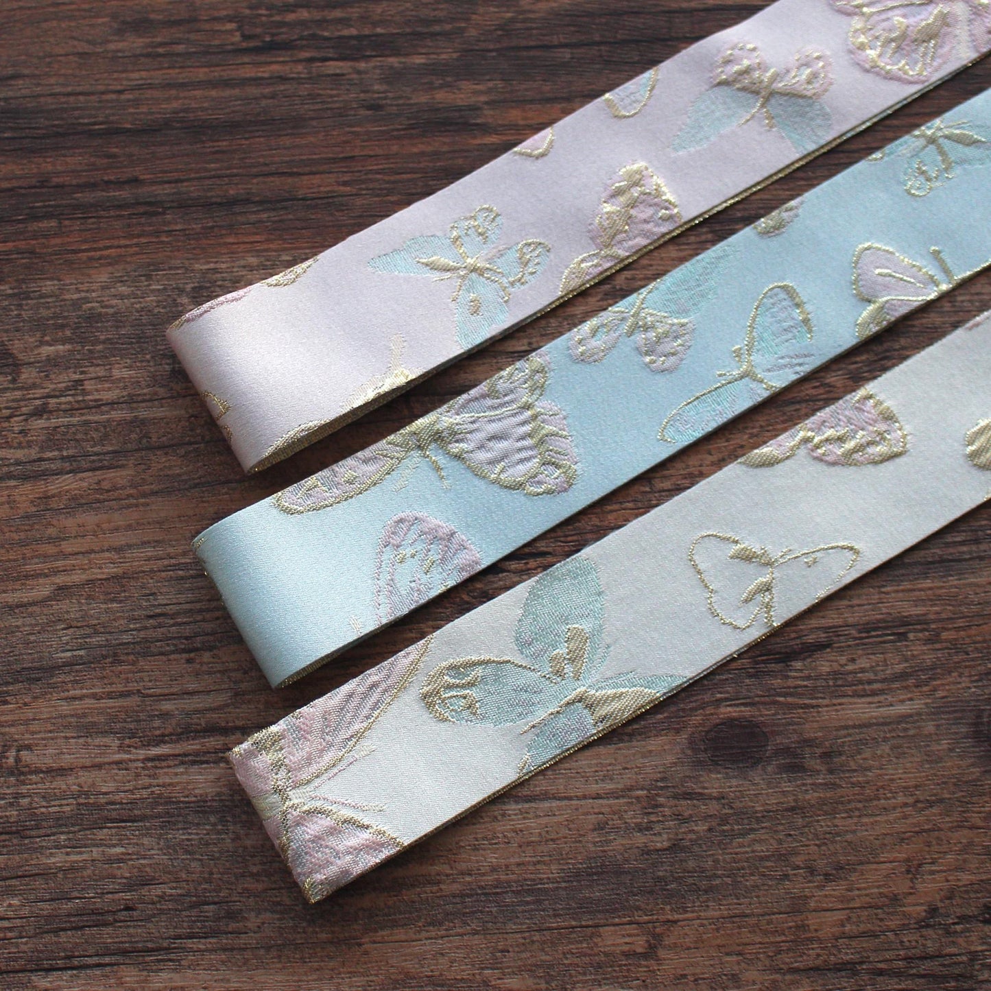 Butterfly Satin Ribbon Width 1.57inch(4cm) x 5/10Yards