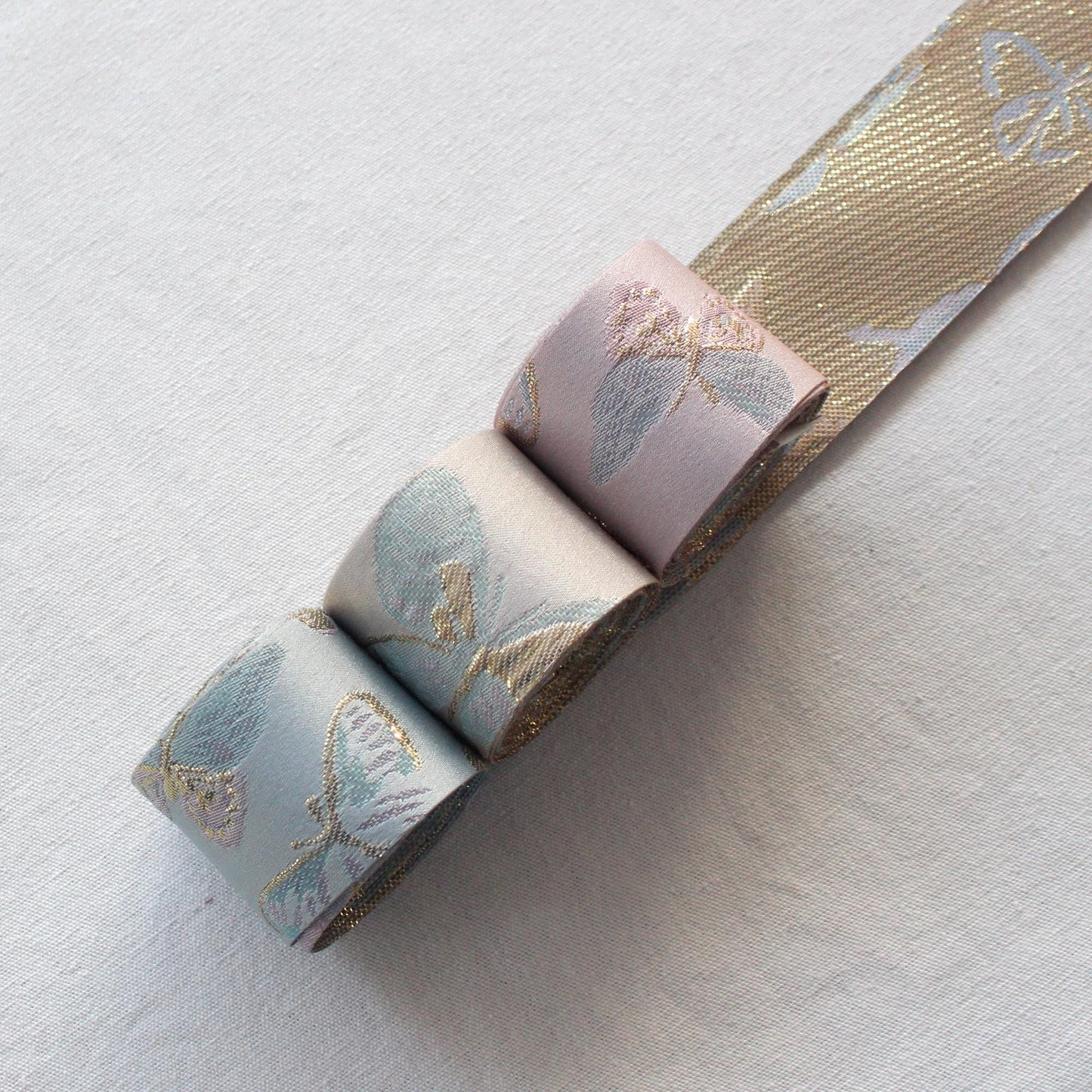 Butterfly Satin Ribbon Width 1.57inch(4cm) x 5/10Yards