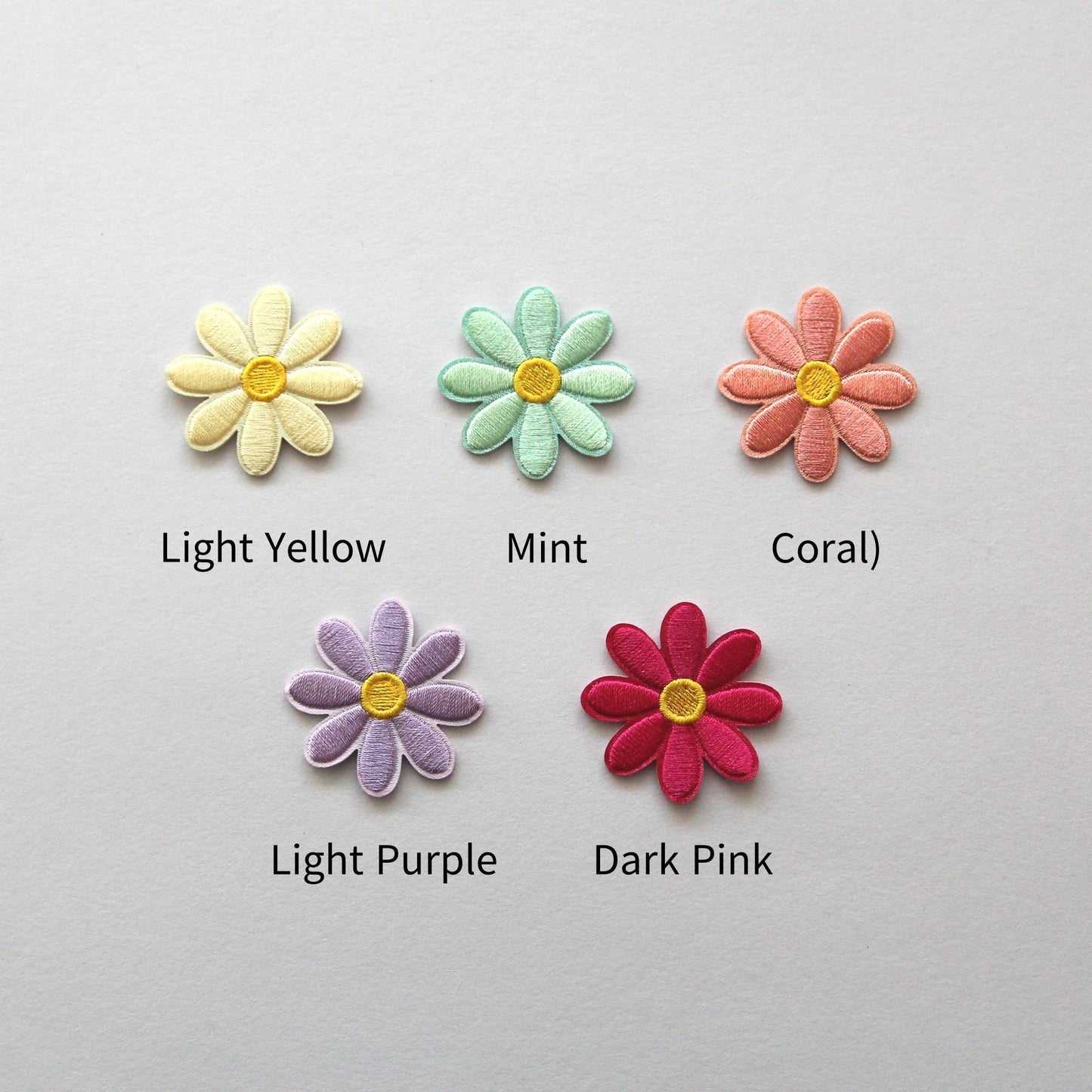 Cosmos Embroidered Patch 10/30/50pcs