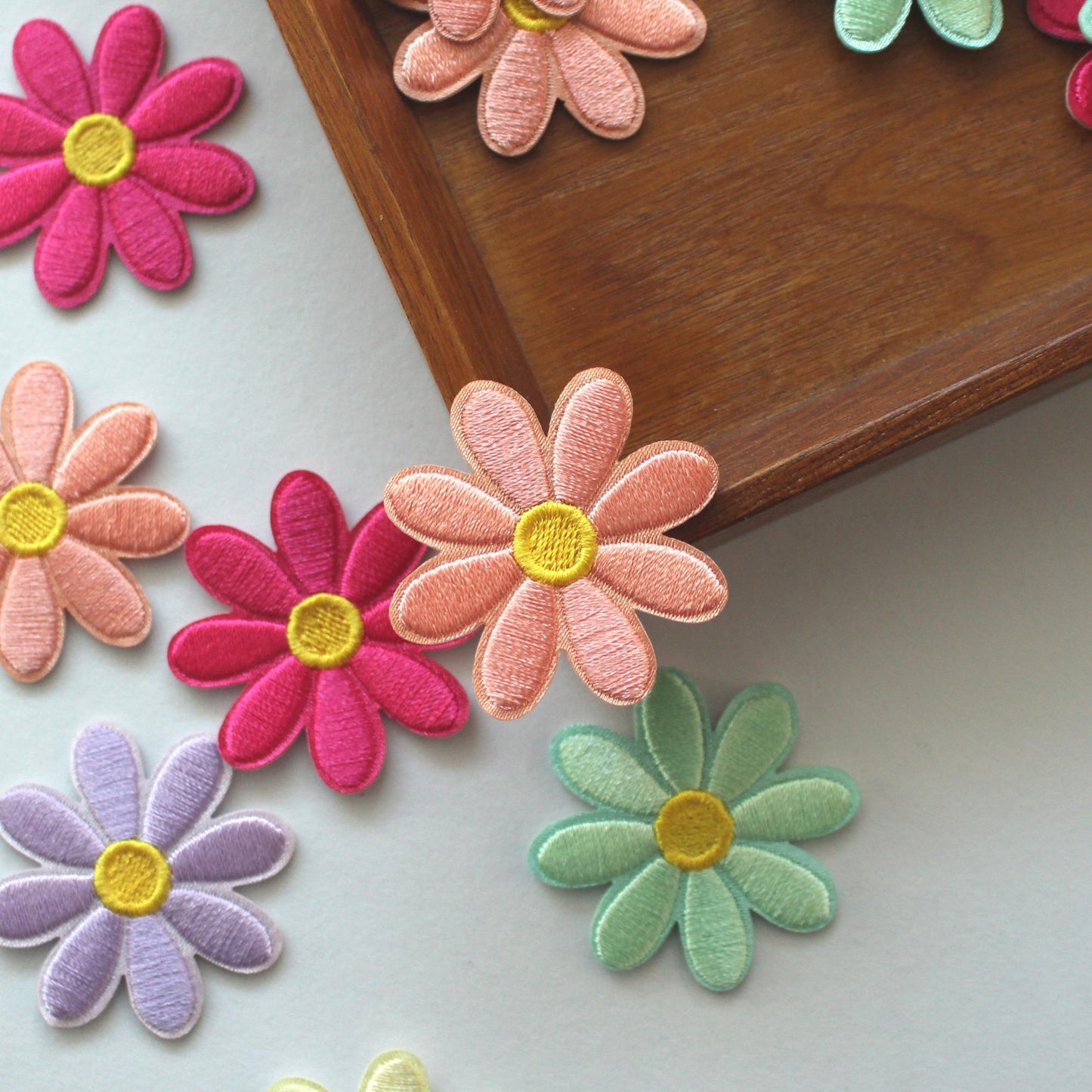 Cosmos Embroidered Patch 10/30/50pcs