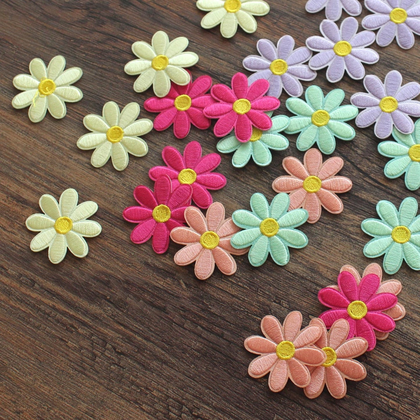 Cosmos Embroidered Patch 10/30/50pcs