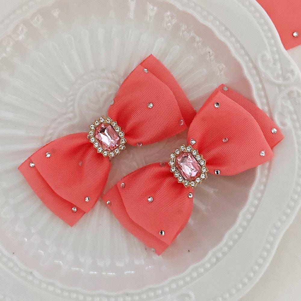 Sparkly Organza Ribbon with Hotfix Gems 1.57inch (4cm) x 5/10Yards