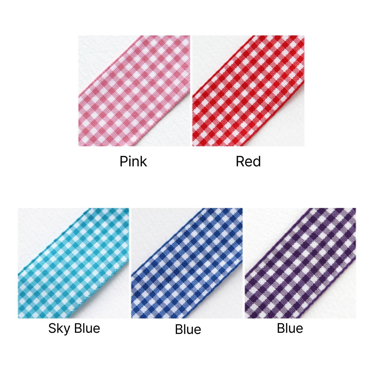 Color Pop Gingham Ribbon 5Yards
