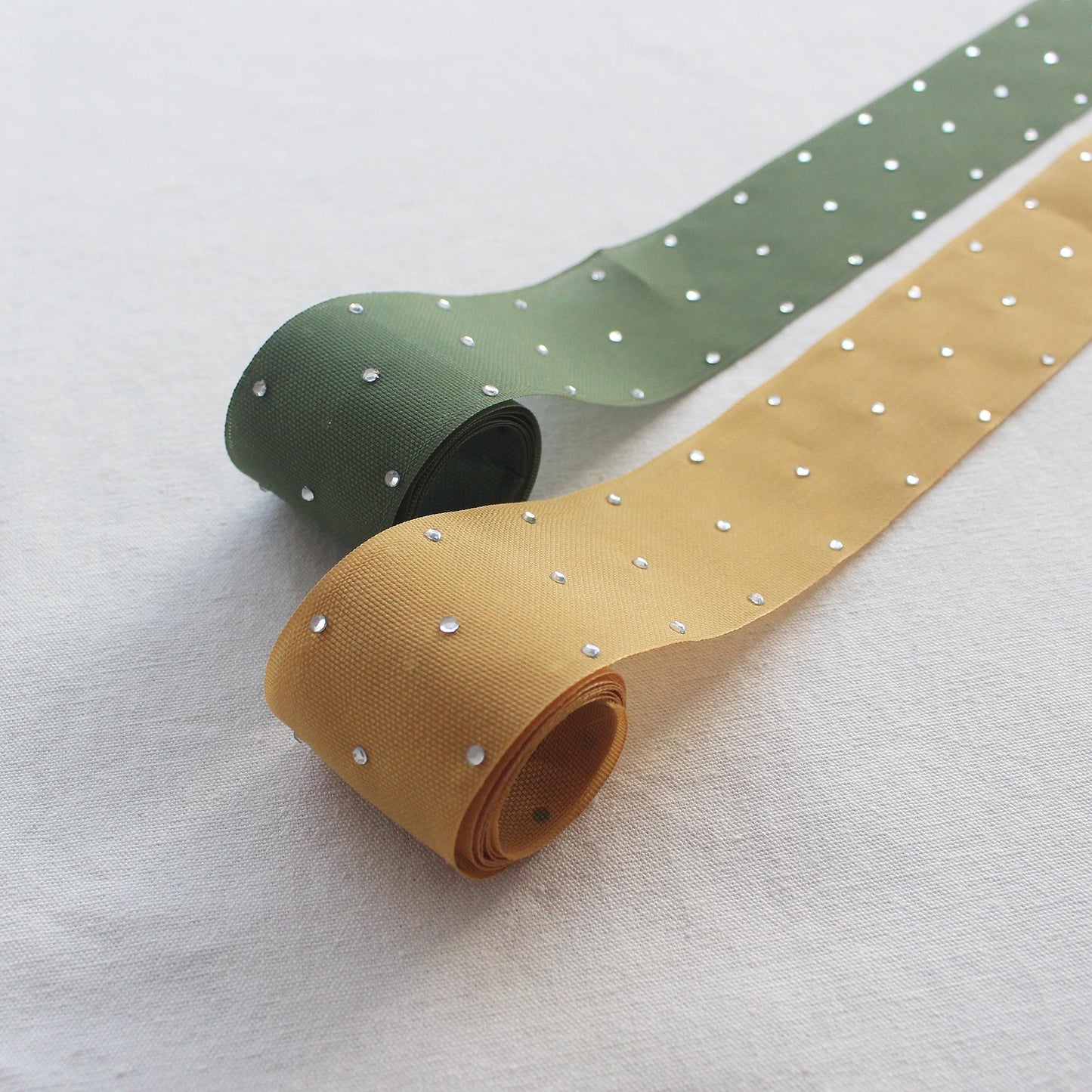 Sparkly Organza Ribbon with Hotfix Gems 1.57inch (4cm) x 5/10Yards
