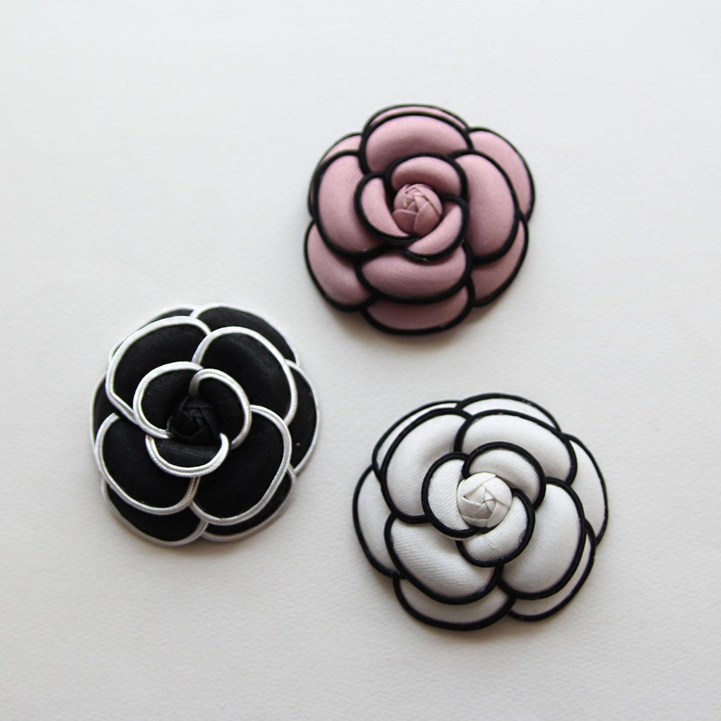 Romantic Camellia Corsage 2pcs