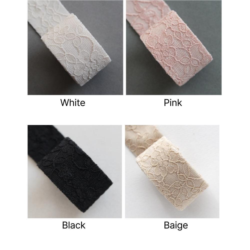 Floral Lace Fabric Ribbon 1.18inch(3cm)x 5/10Yards