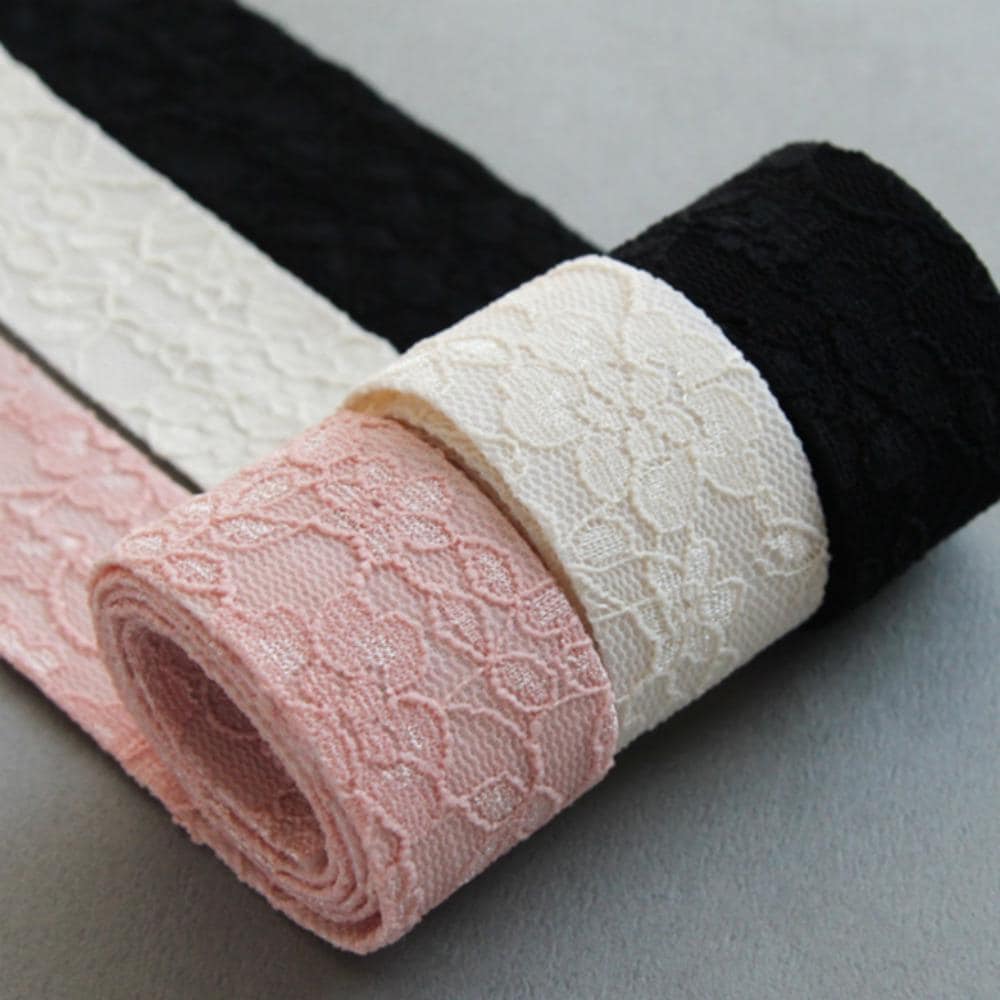 Floral Lace Fabric Ribbon 1.18inch(3cm)x 5/10Yards