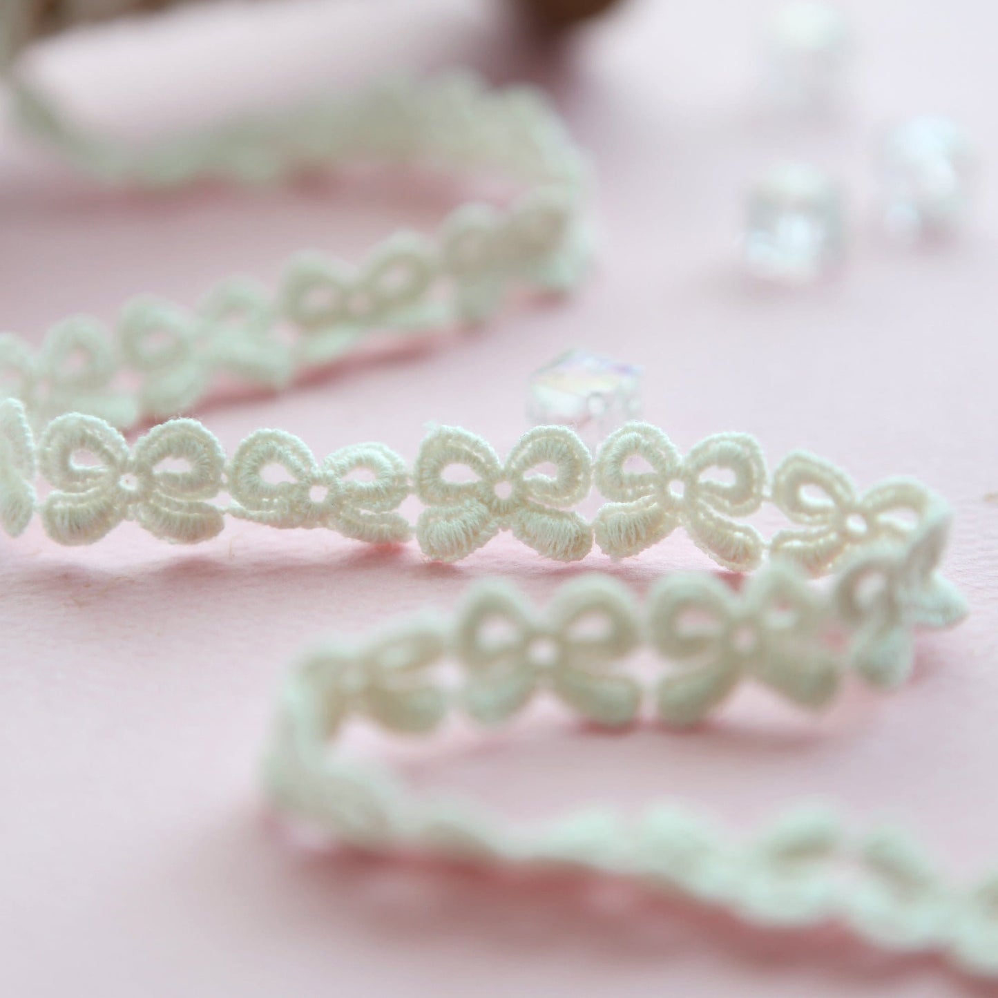 Cotton Ribbon Lace 2/5Yards
