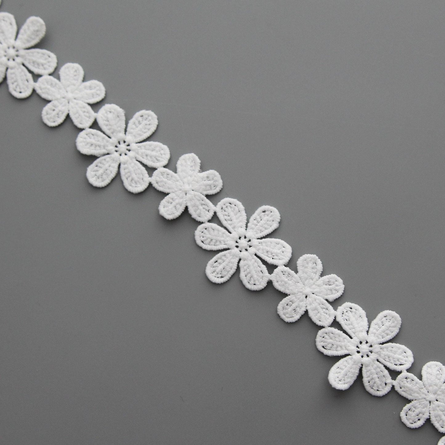 Flower Embroidered Lace Trim 5Yards