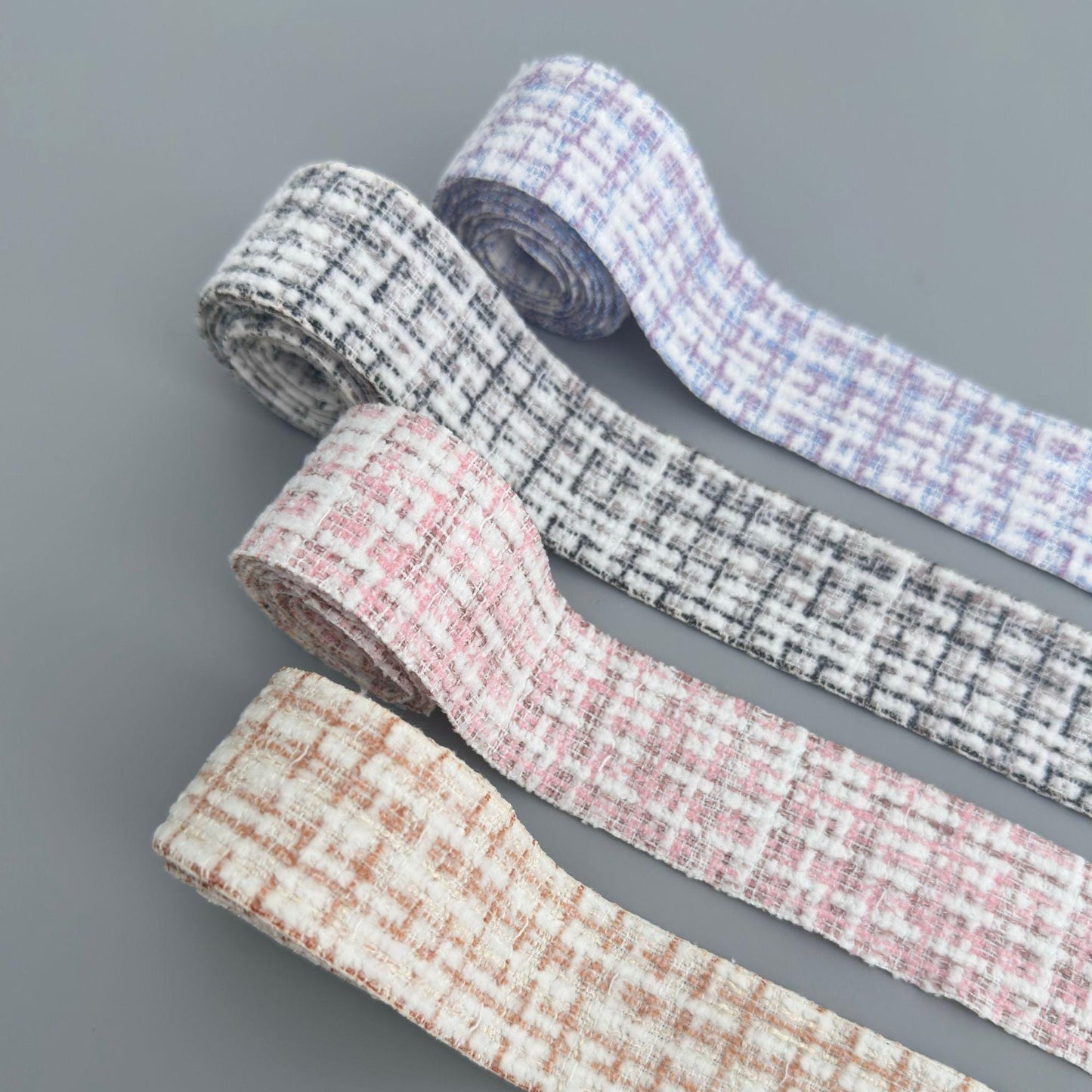 Soft Tweed Ribbon 1.57in(4cm) x 2Yards