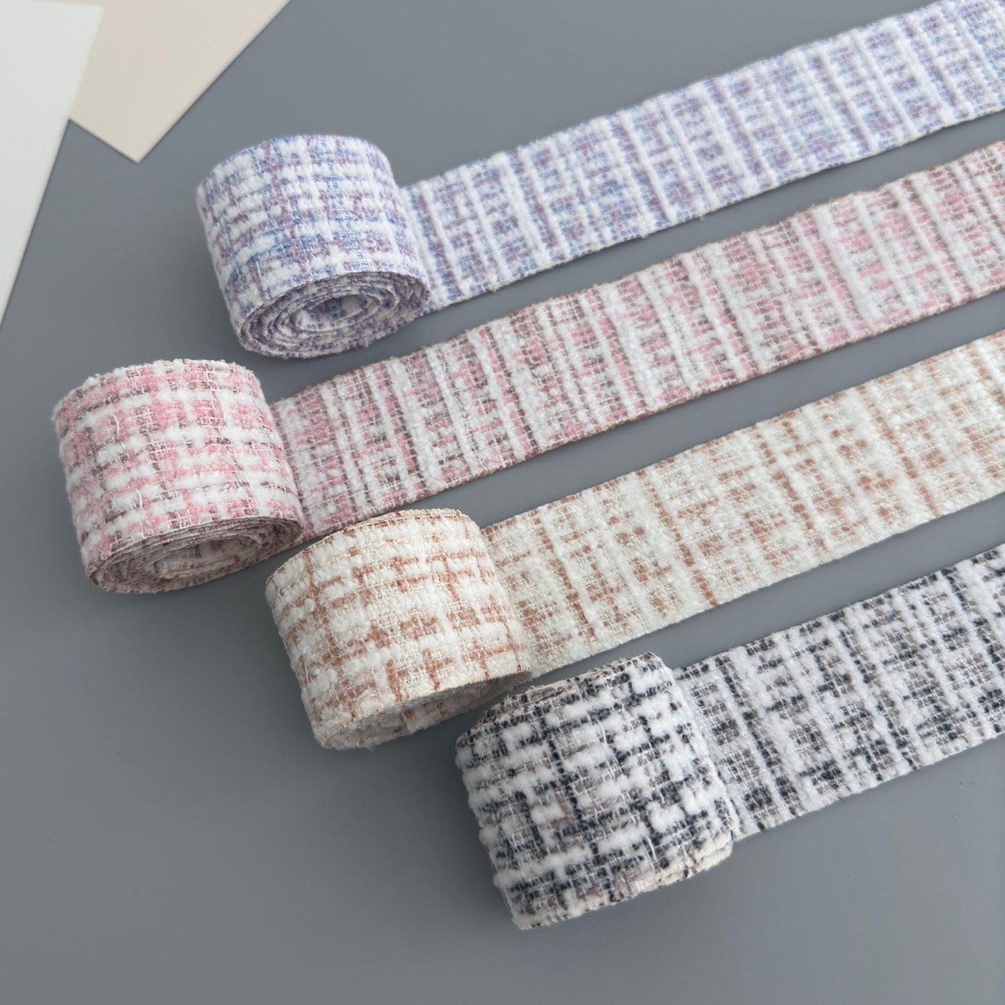 Soft Tweed Ribbon 1.57in(4cm) x 2Yards