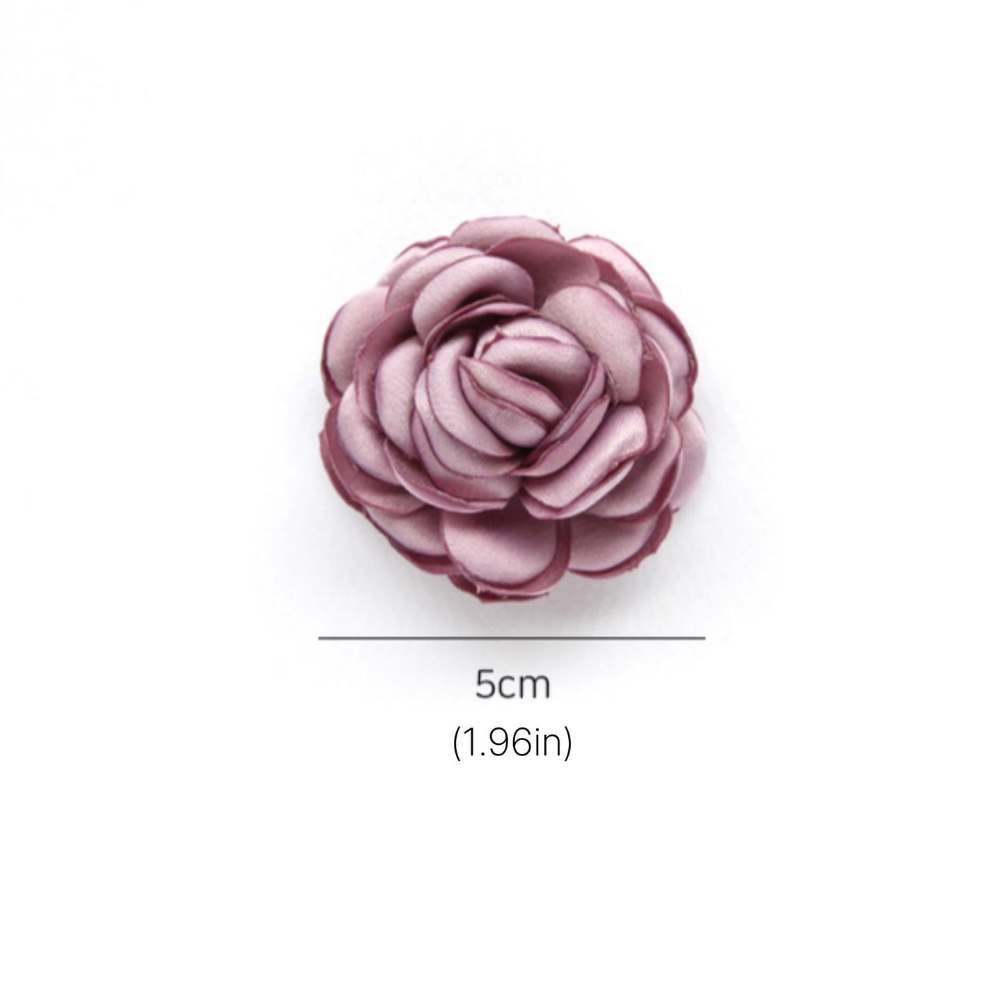 Elegant Satin Rose Corsage 2pcs