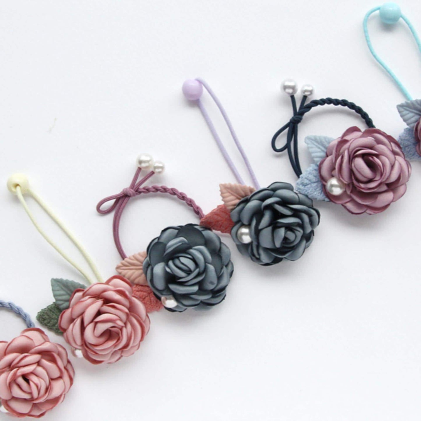 Elegant Satin Rose Corsage 2pcs
