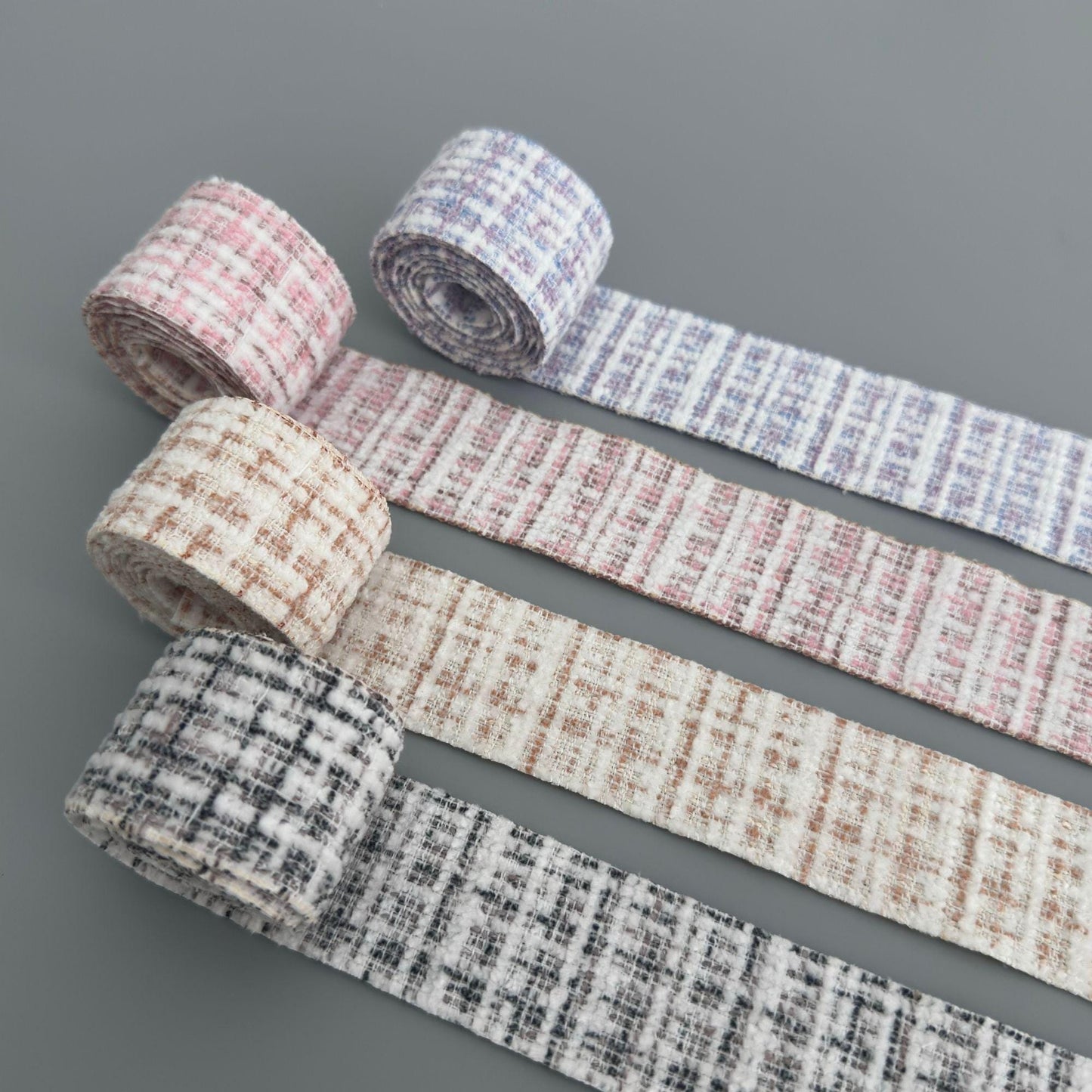 Soft Tweed Ribbon 1.57in(4cm) x 2Yards